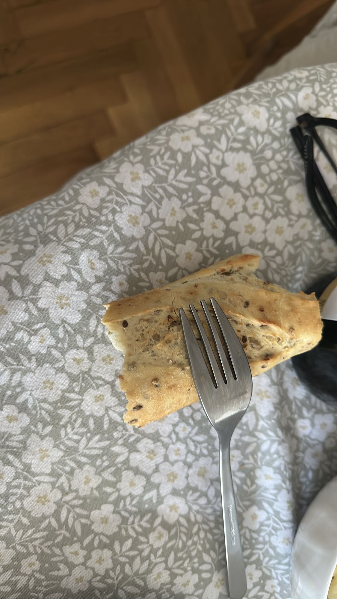 Seeded Bread Piece