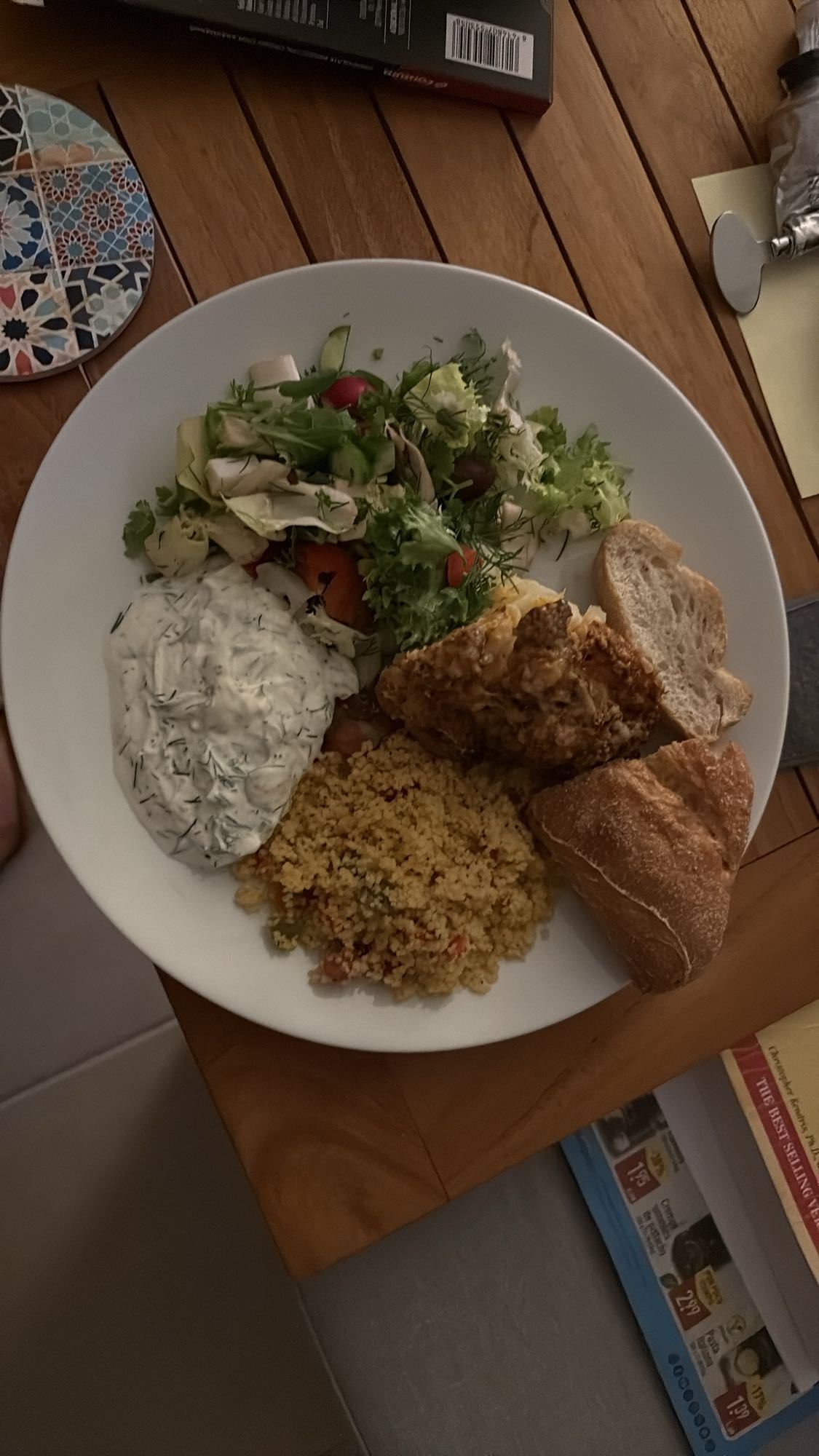 Roasted Cauliflower Couscous Plate