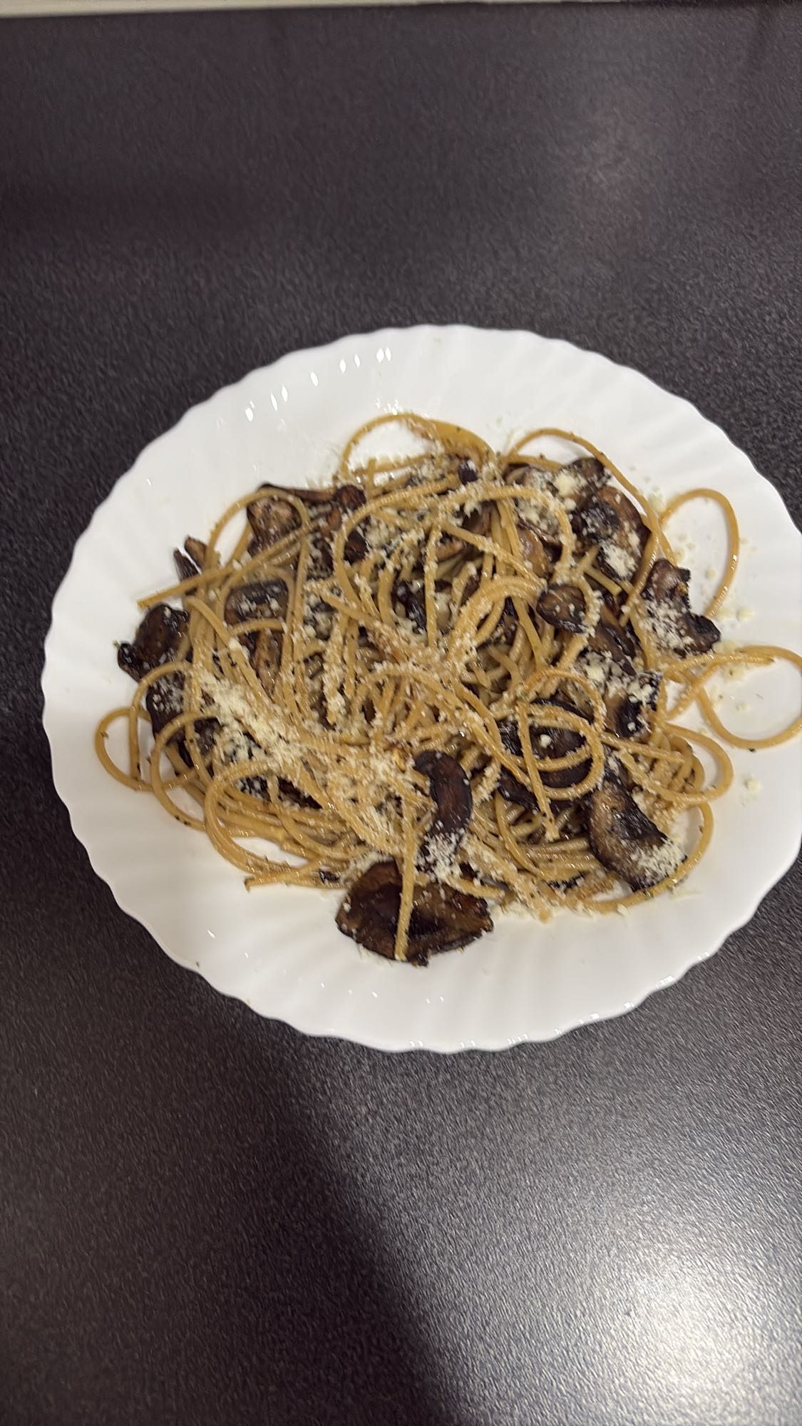 Spagetti med sopp