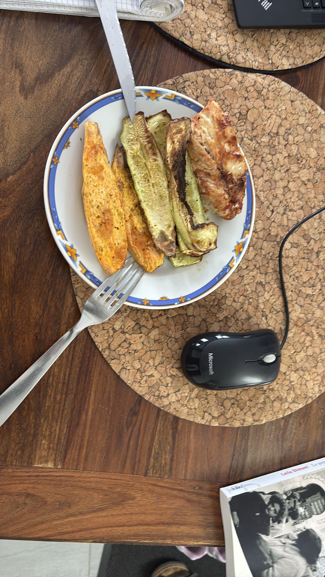 Poulet et légumes rôtis