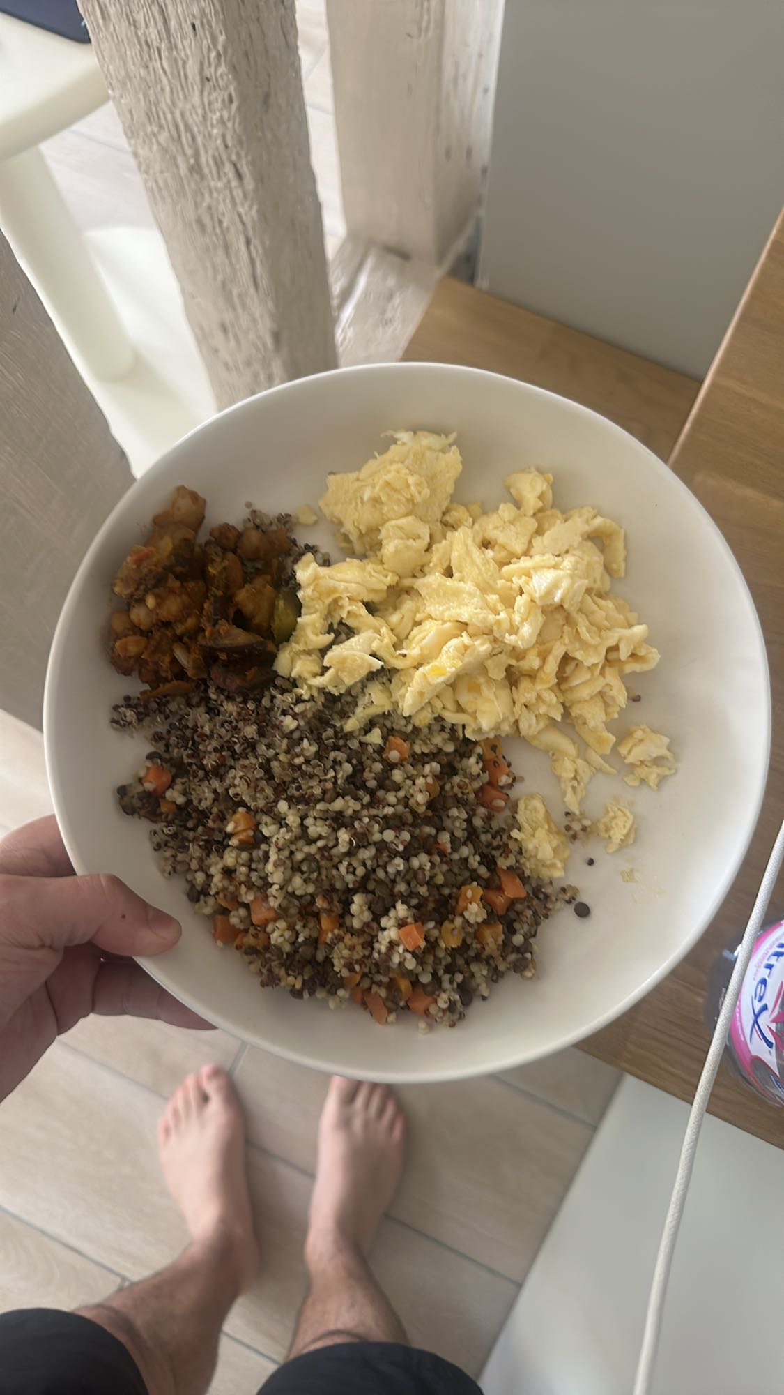 Oeufs brouillés au quinoa