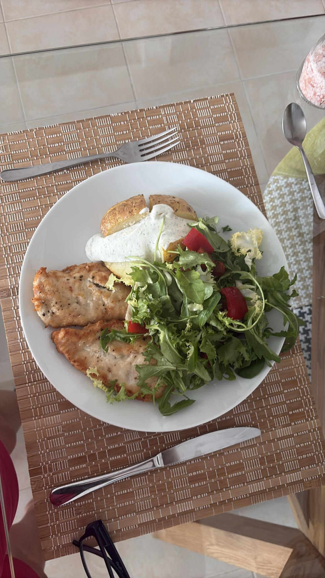 Chicken Potato Salad with Yogurt and Dill