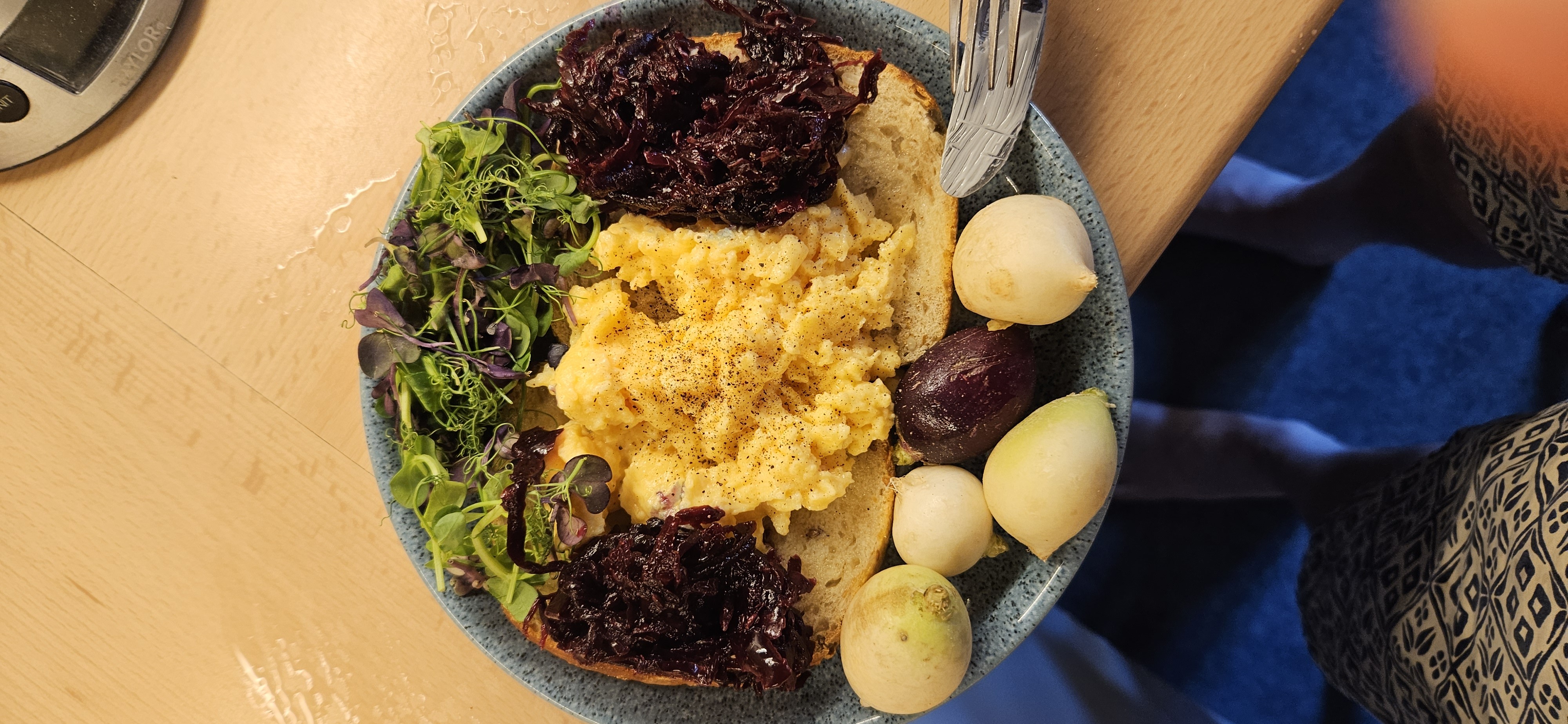 Scrambled Eggs Plate