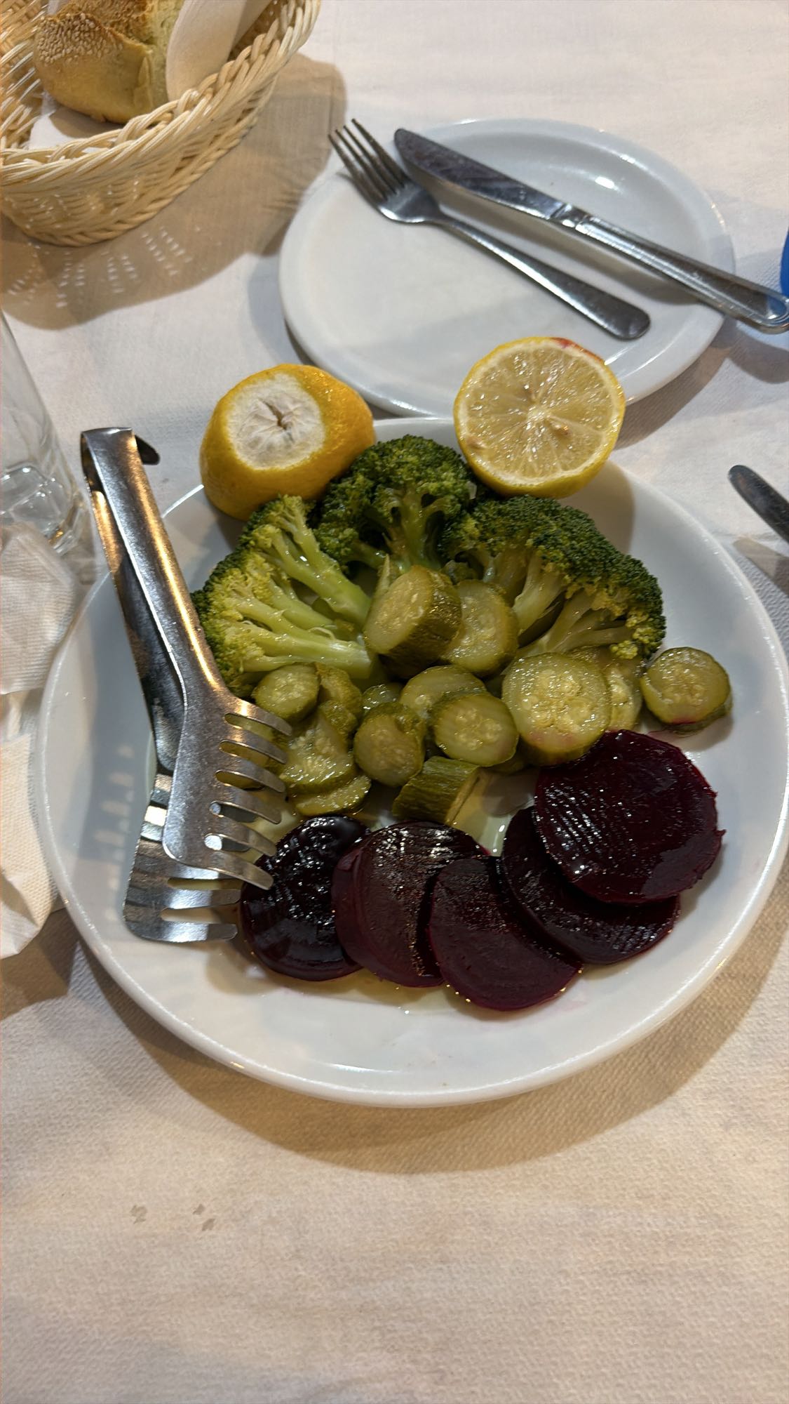 Verdure miste al limone