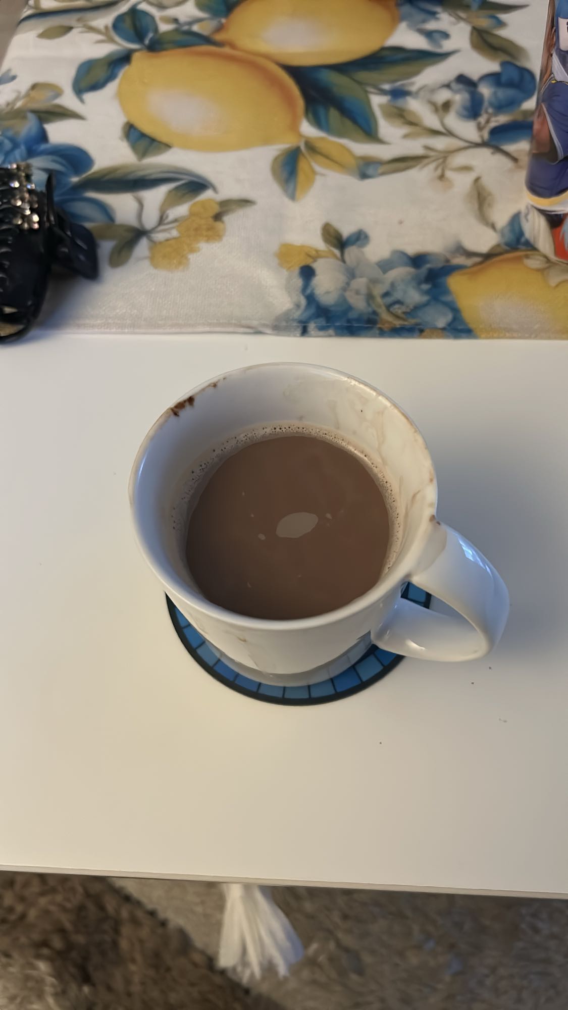 Какао с молоком