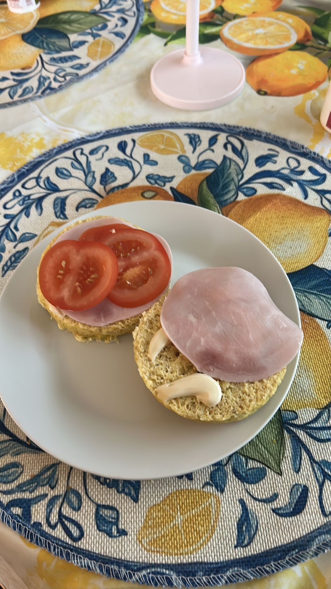 Булочки с ветчиной