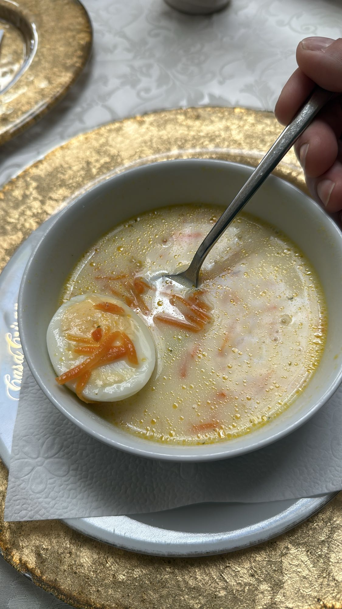 Egg Broth Soup
