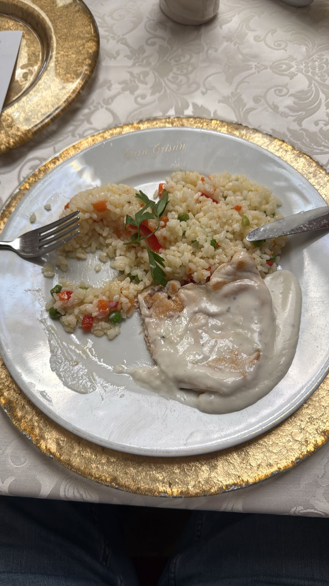 Chicken Rice with Sauce