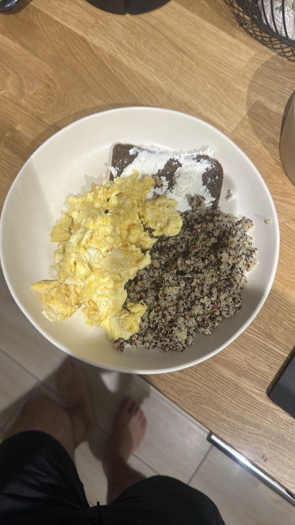 Oeufs brouillés quinoa