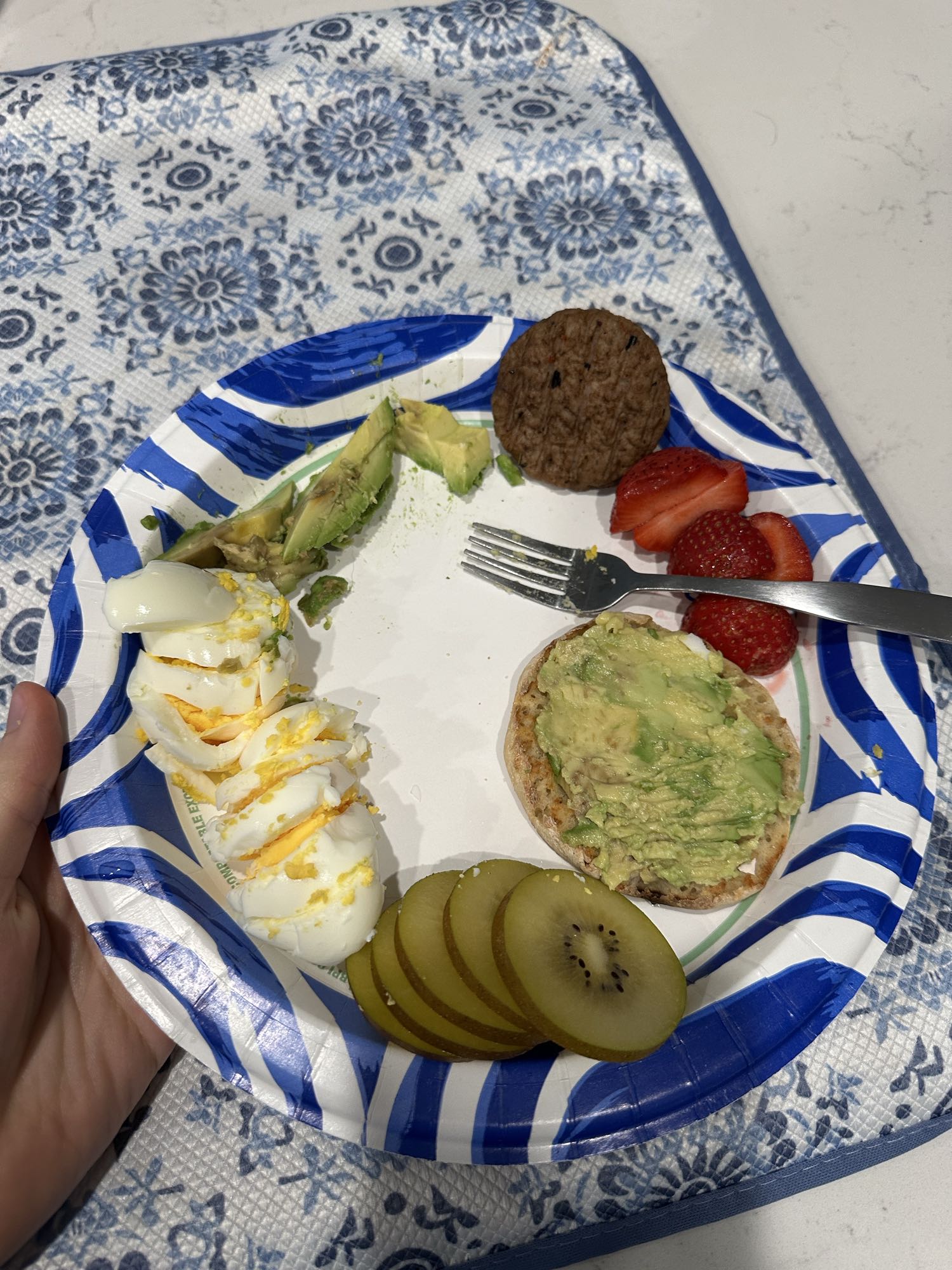 Egg Avocado Plate