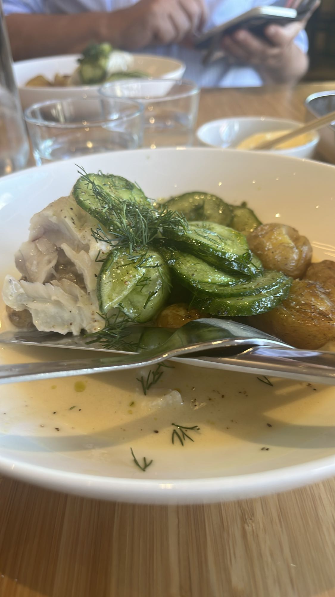Torsk med potatis
