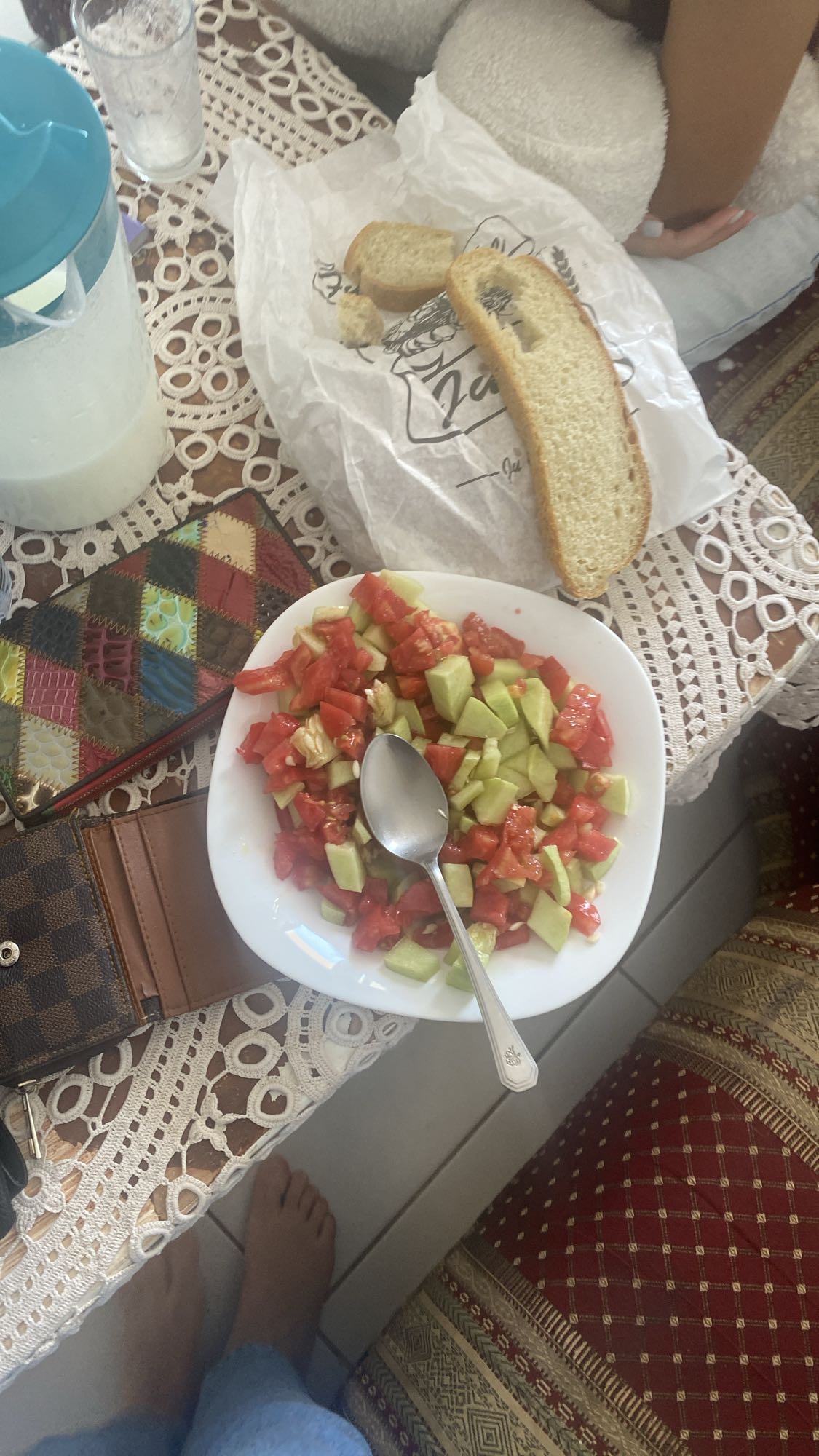 Tomato Cucumber Bread