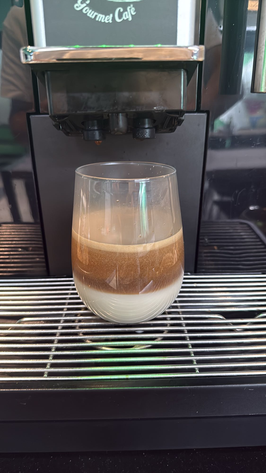 café con leche de avena