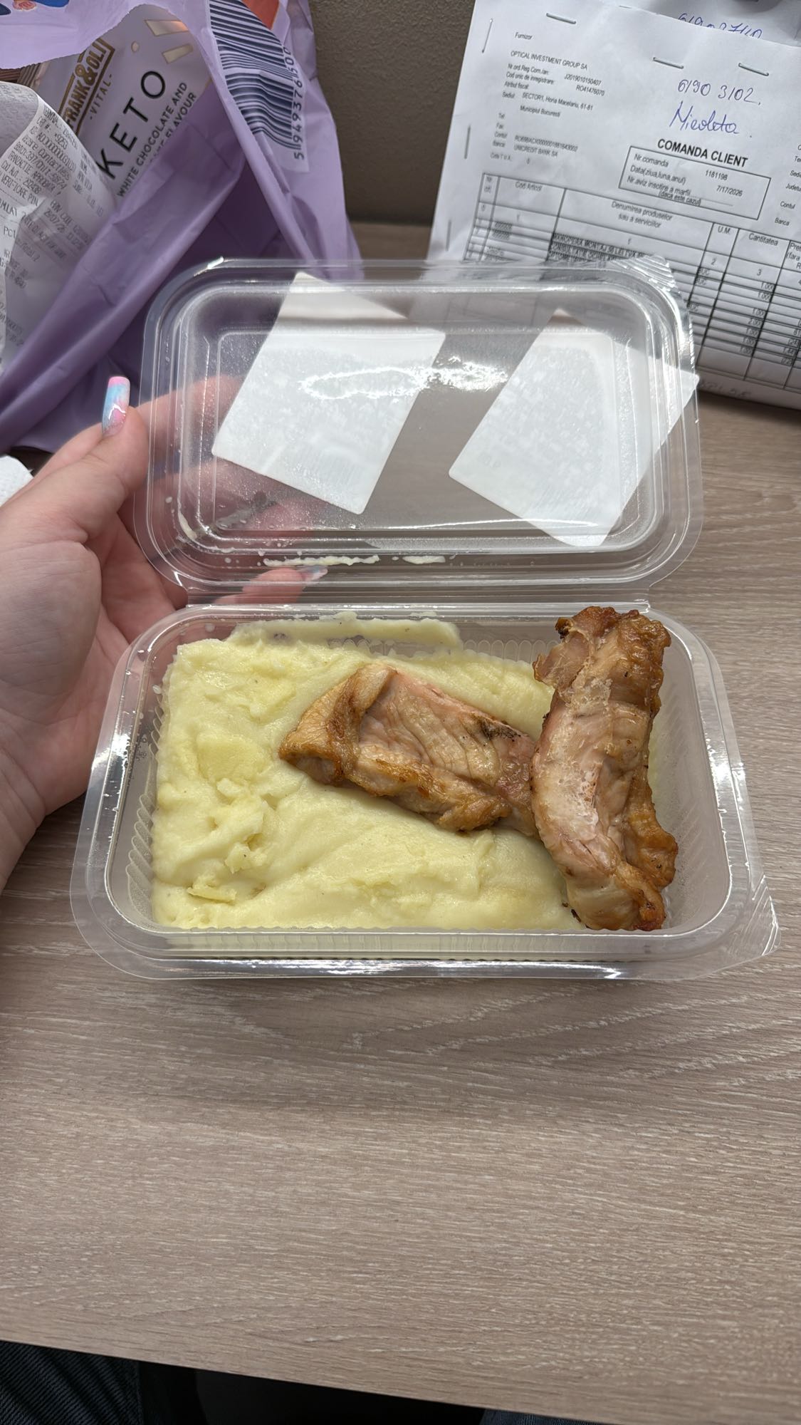 Piure cu carne de porc