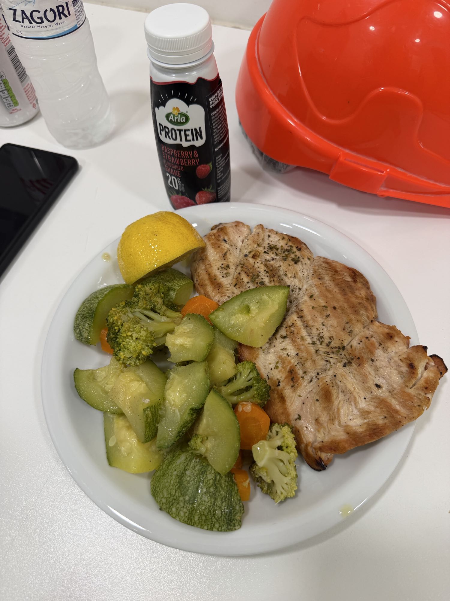Pollo e verdure proteico