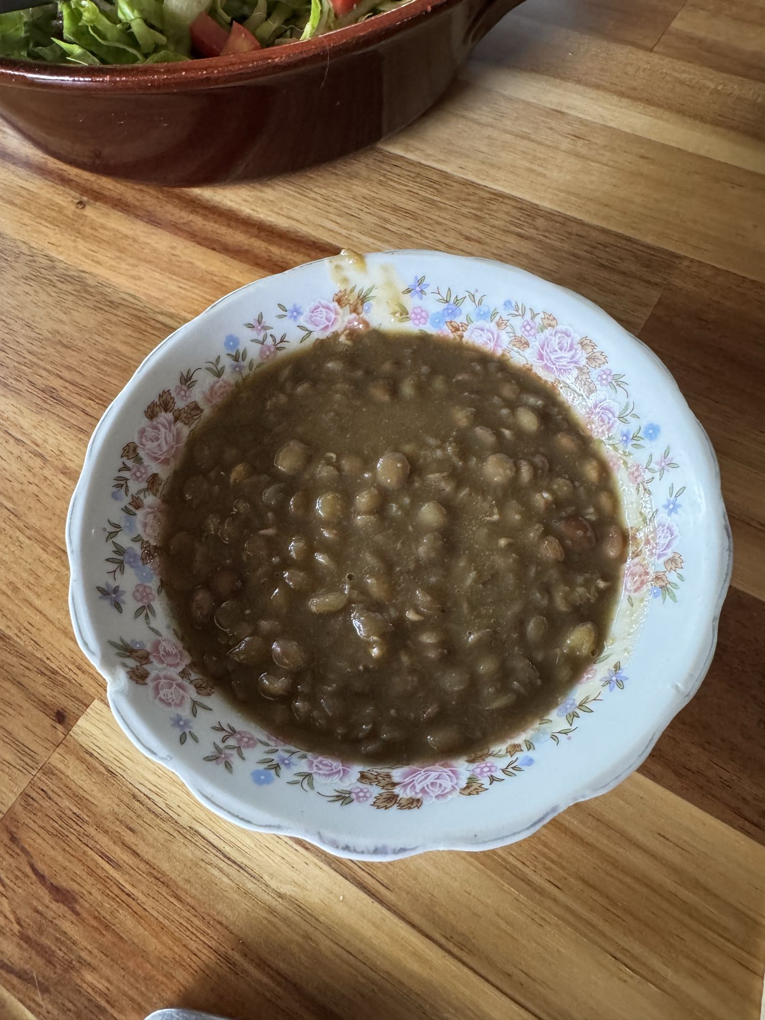 sopa de lentejas