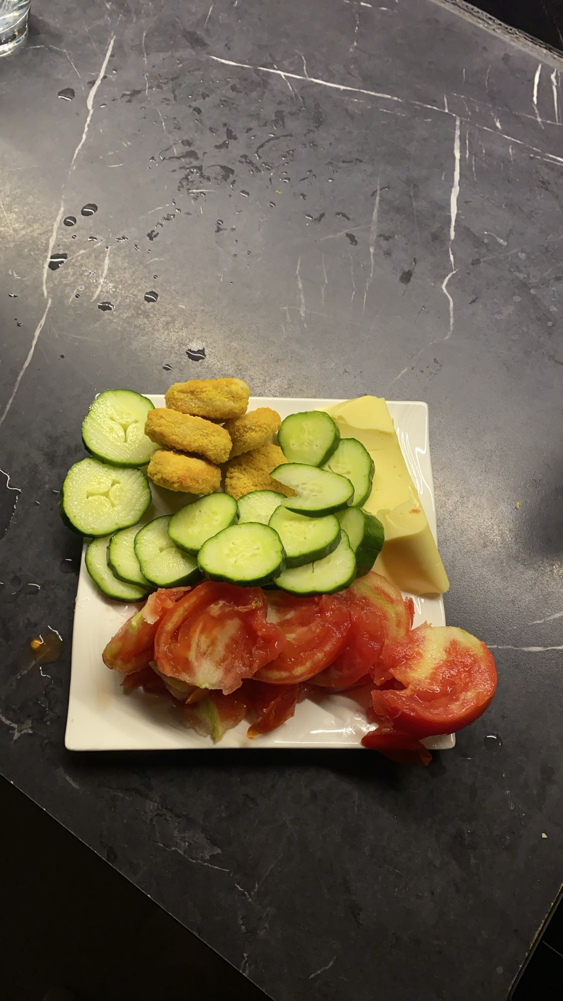 Cheese Veg Nugget Plate