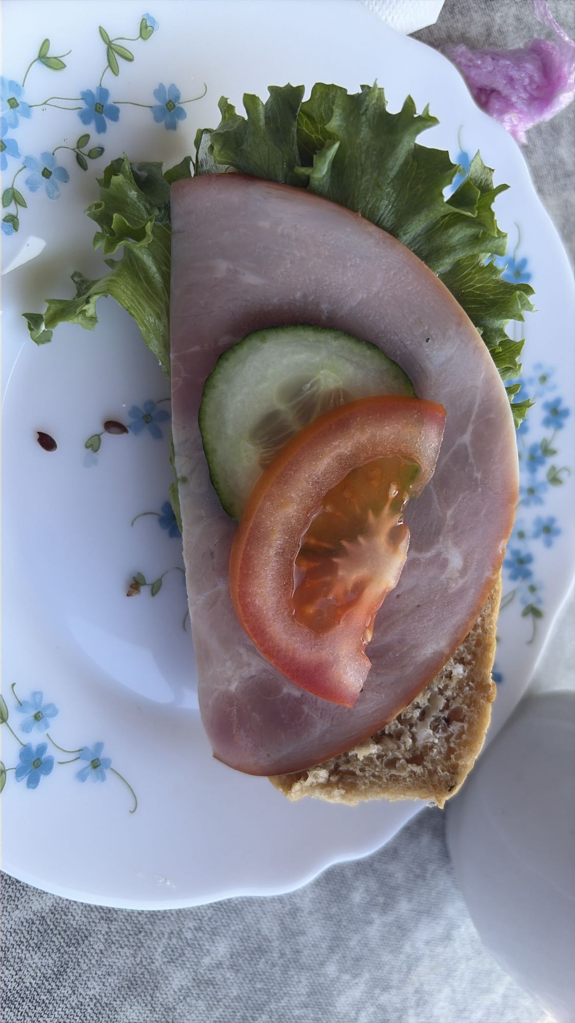 Smörgås med skinka
