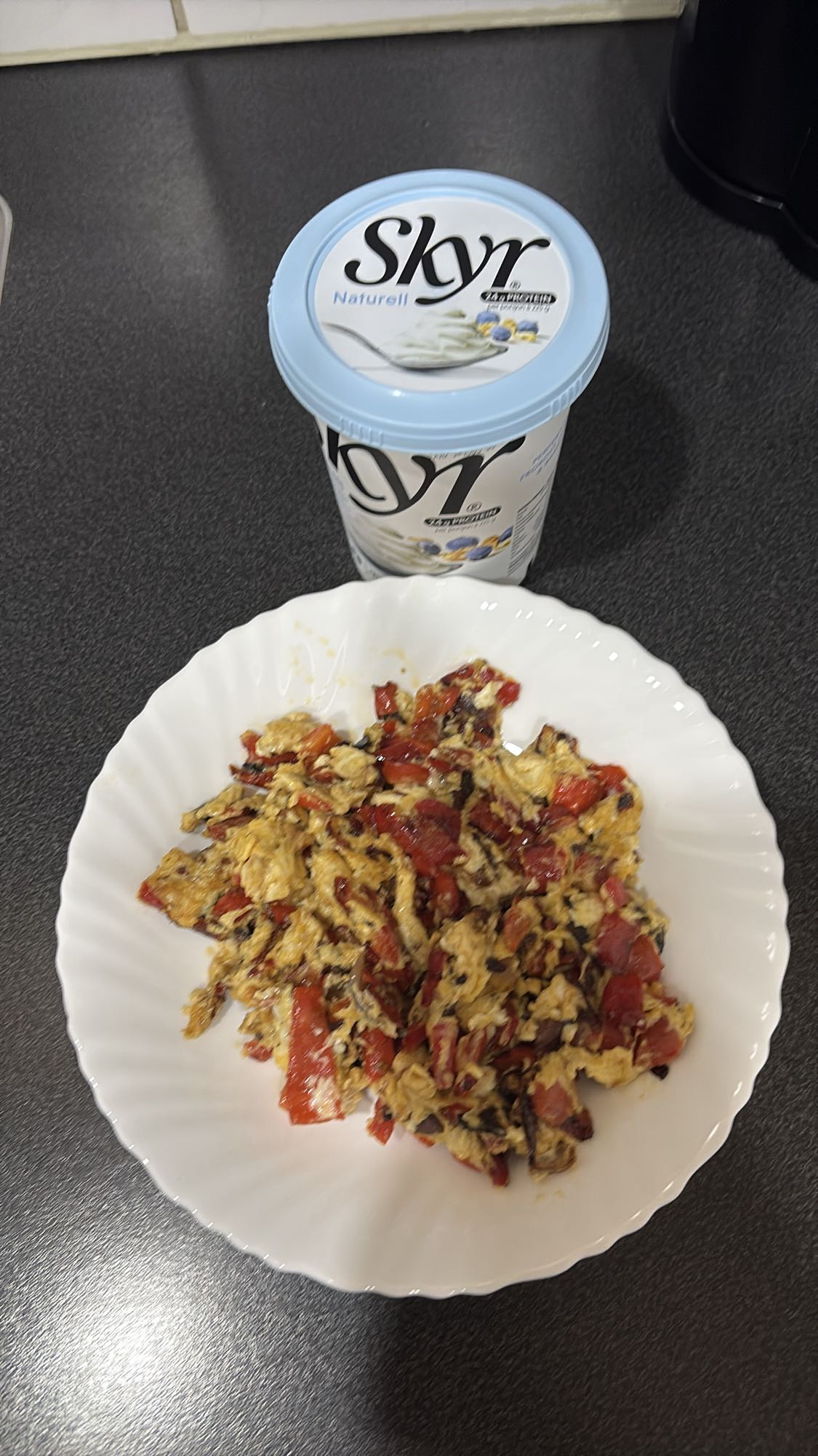 Eggerøre med skyr