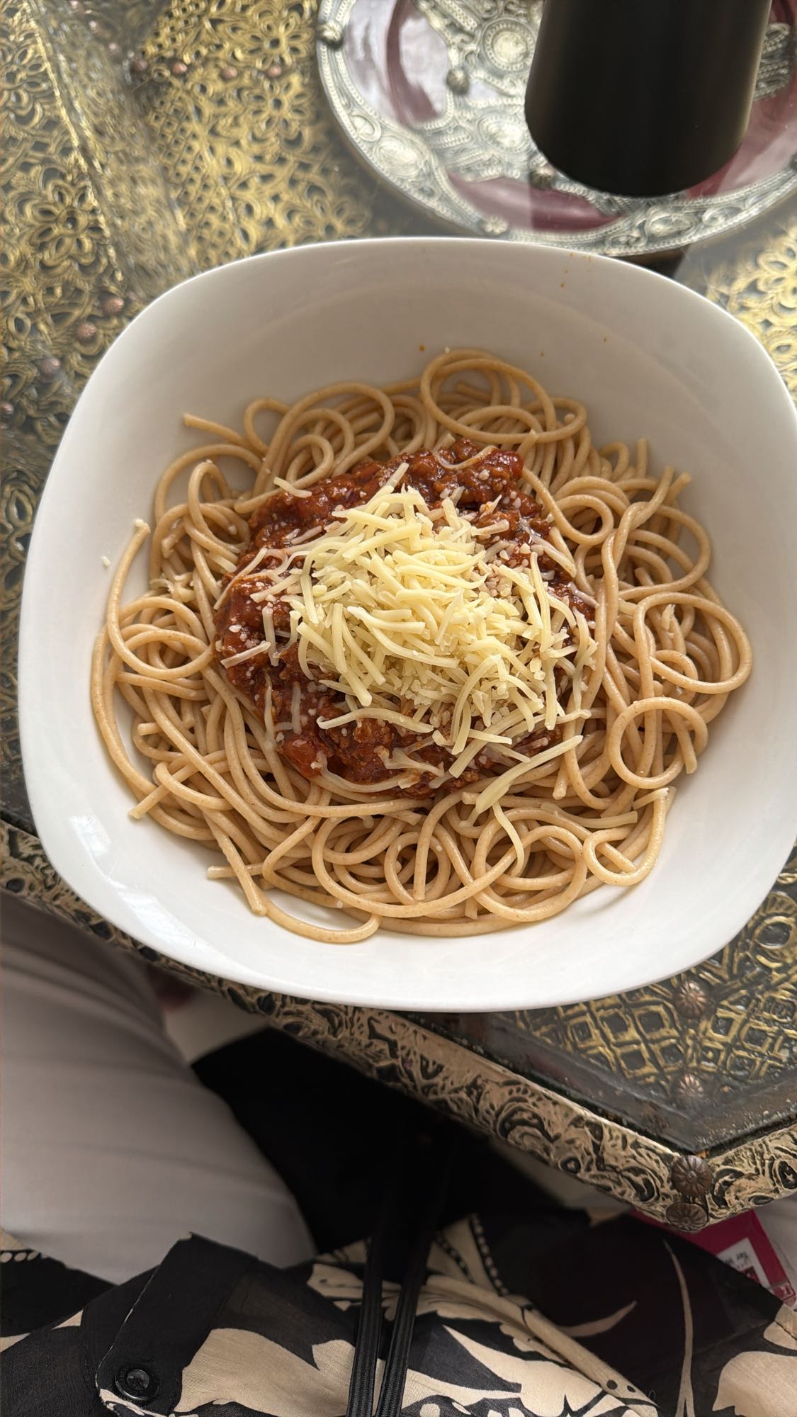 Spaghetti met kaas