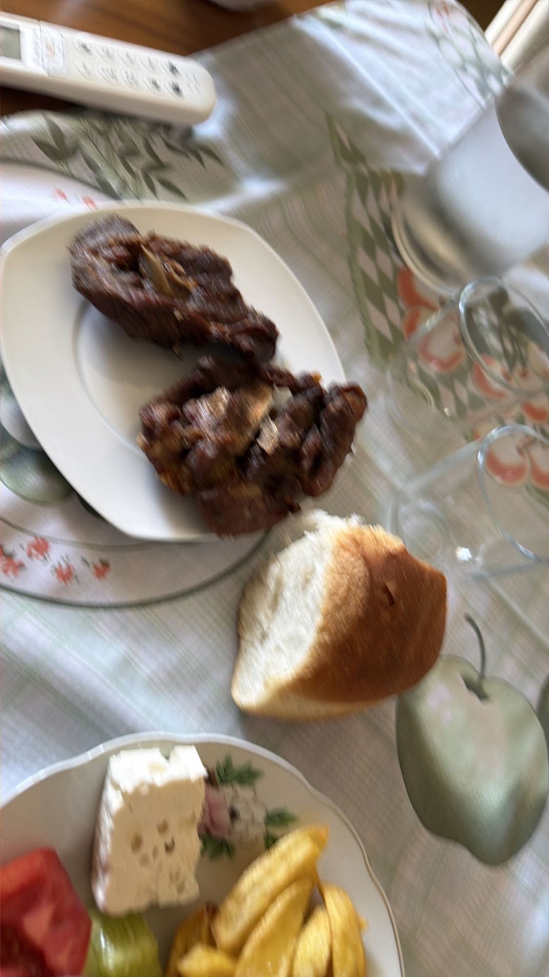 Roasted Meat and Bread