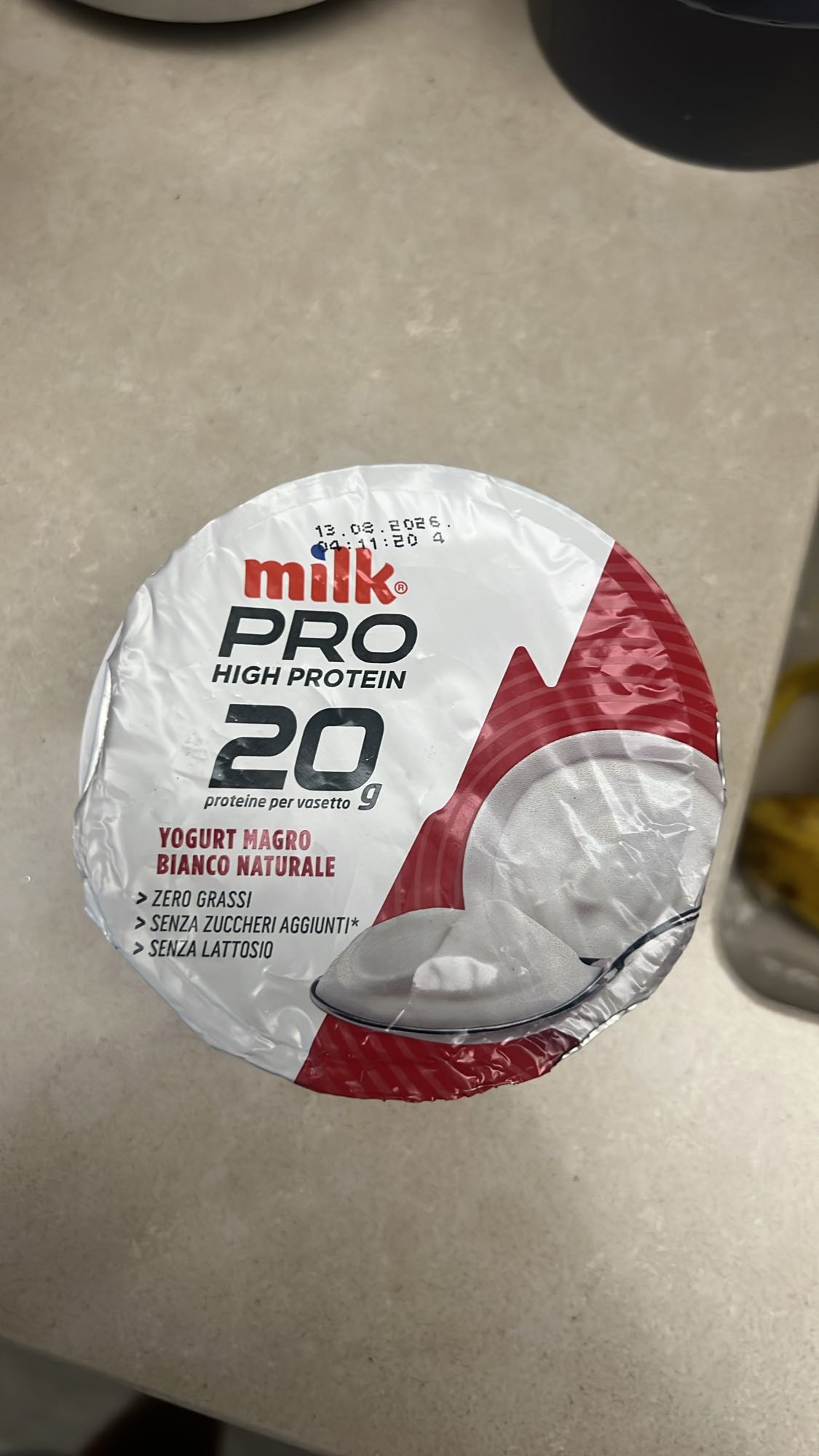 Yogurt proteico bianco
