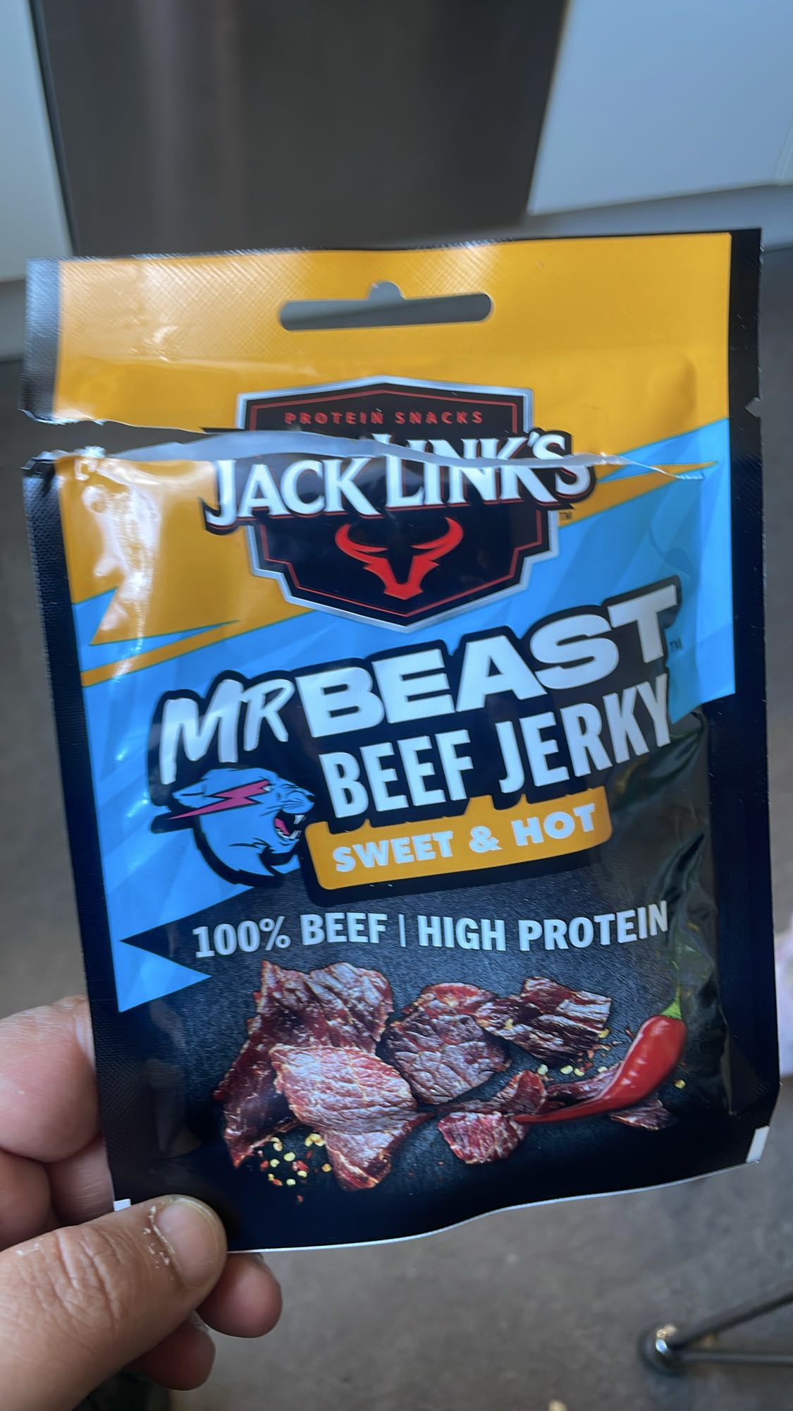 Sötstark biffjerky