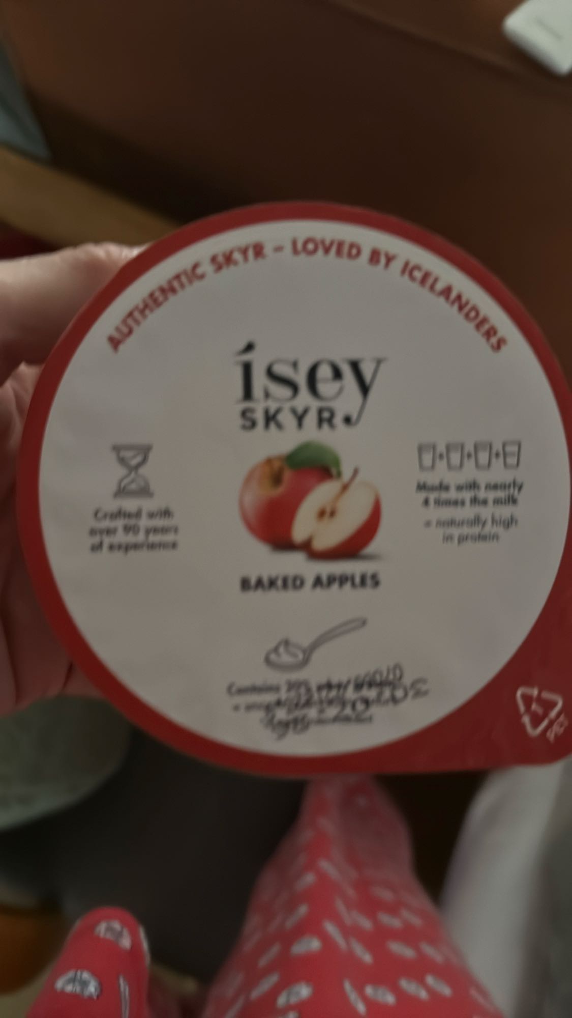 Skyr met gebakken appel