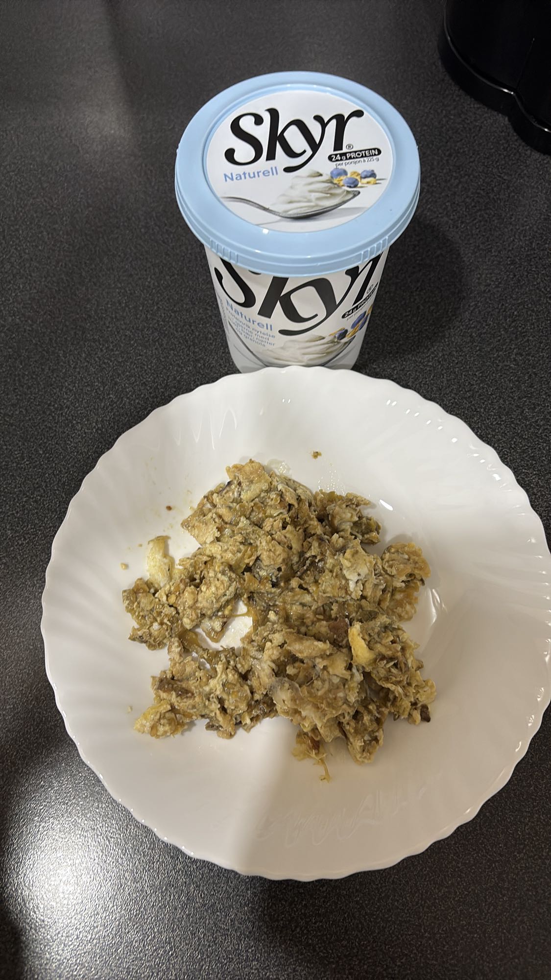 Eggerøre med skyr