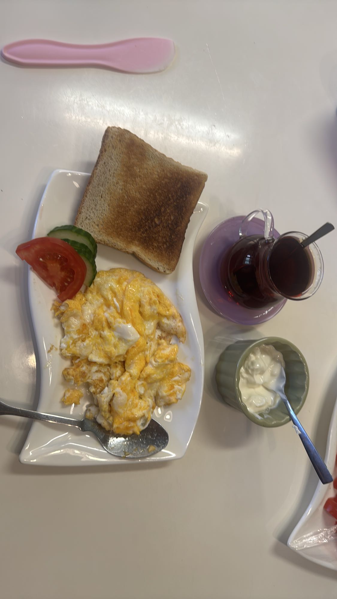 Äggröra med rostat bröd