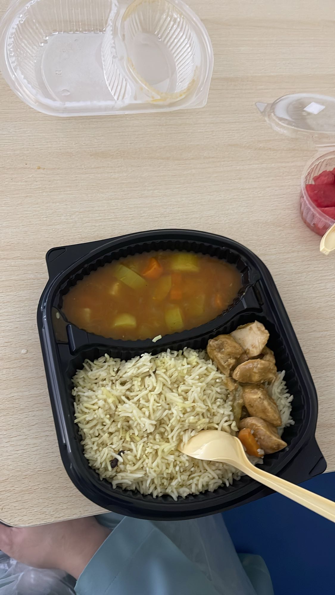 Rice Chicken Soup Meal
