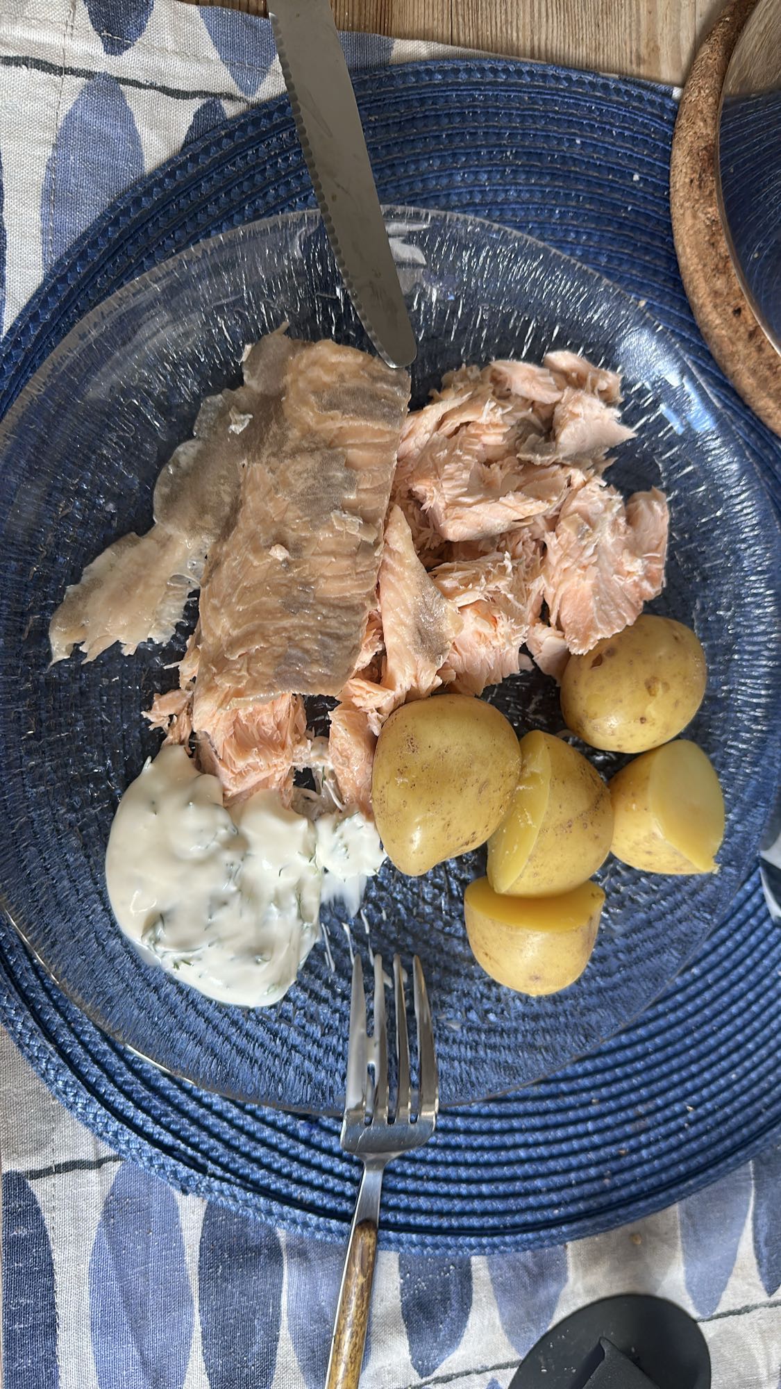 Lax med potatis