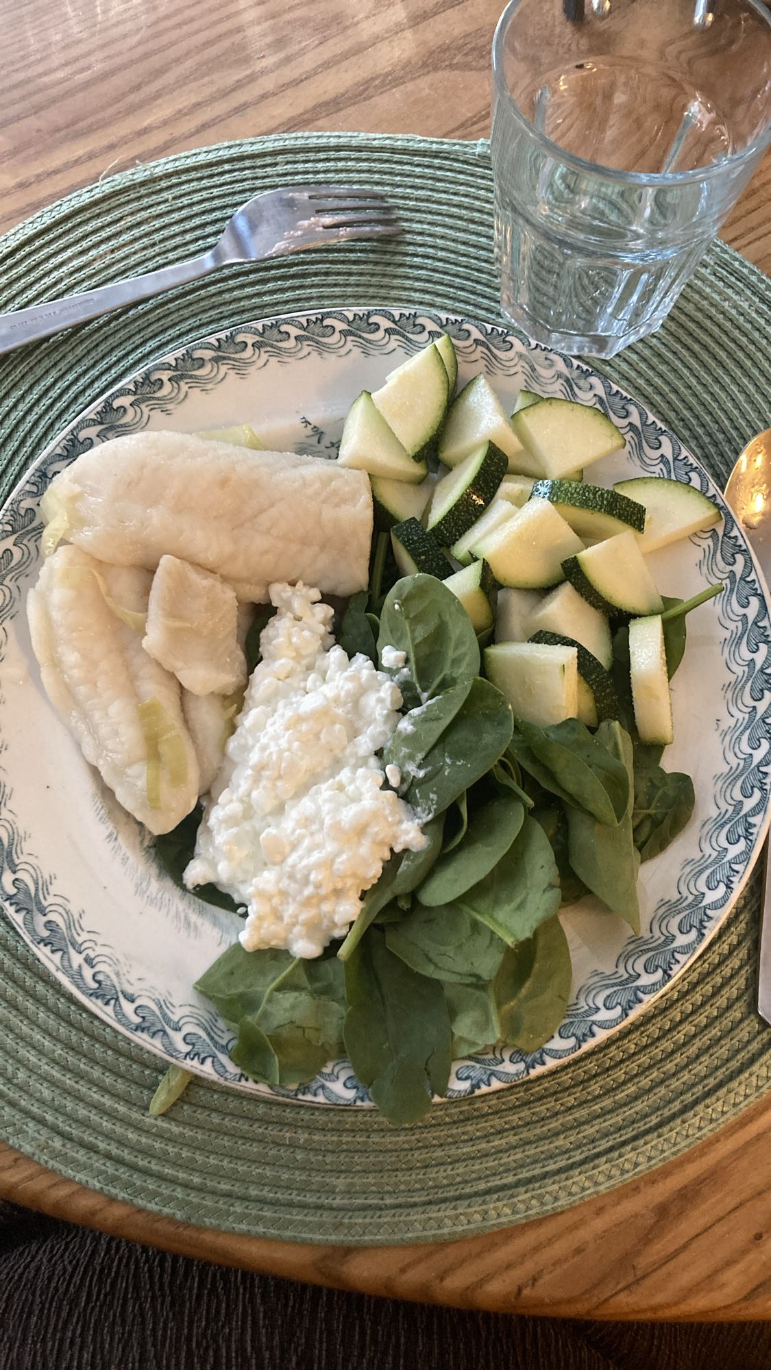 Torsk med zucchini