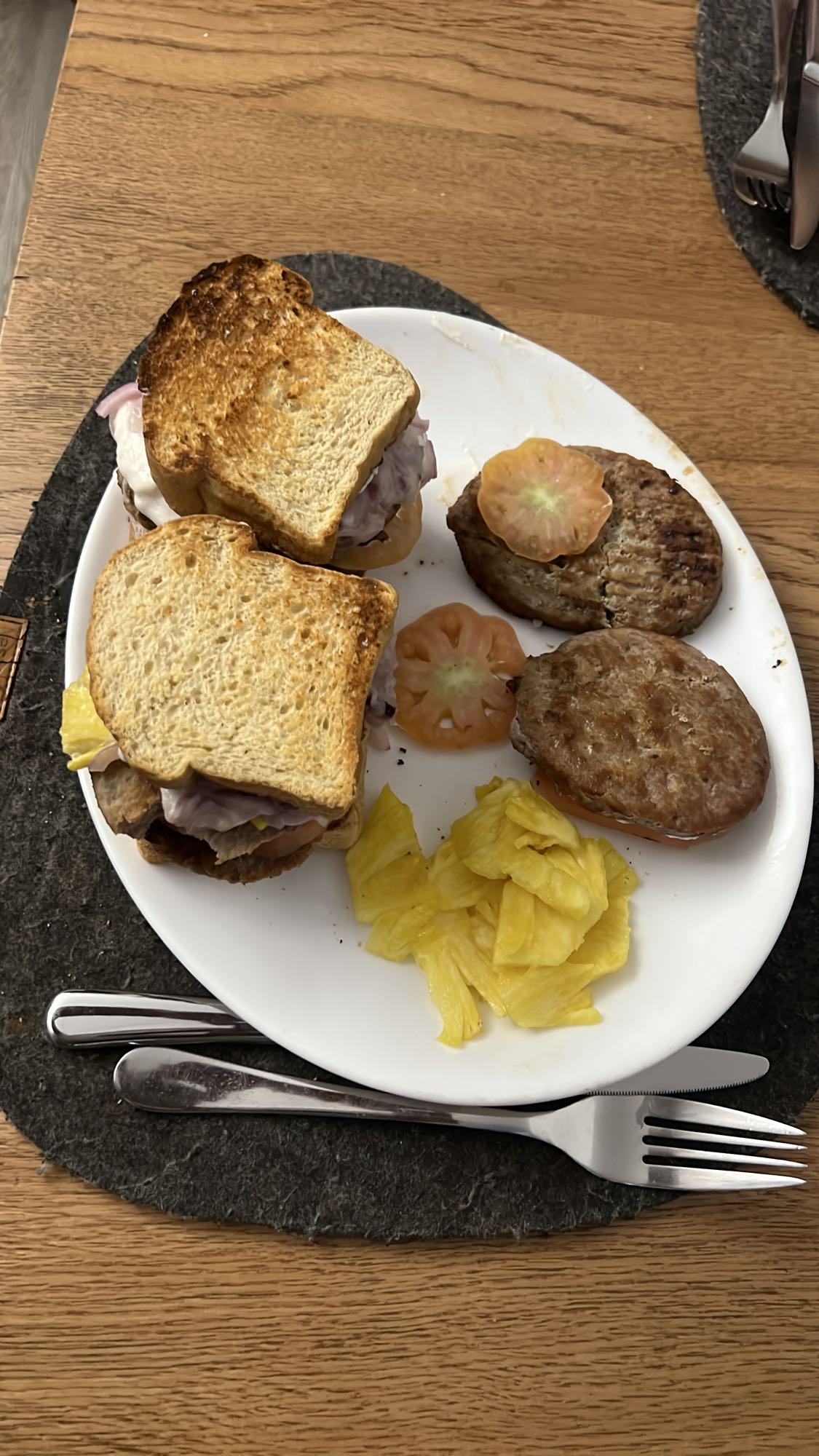 Panini e carne mista