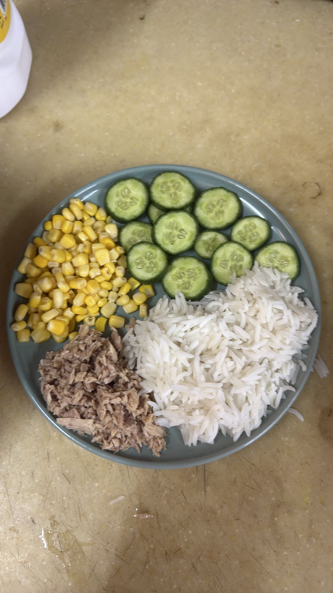 Tuna Rice Veg Plate