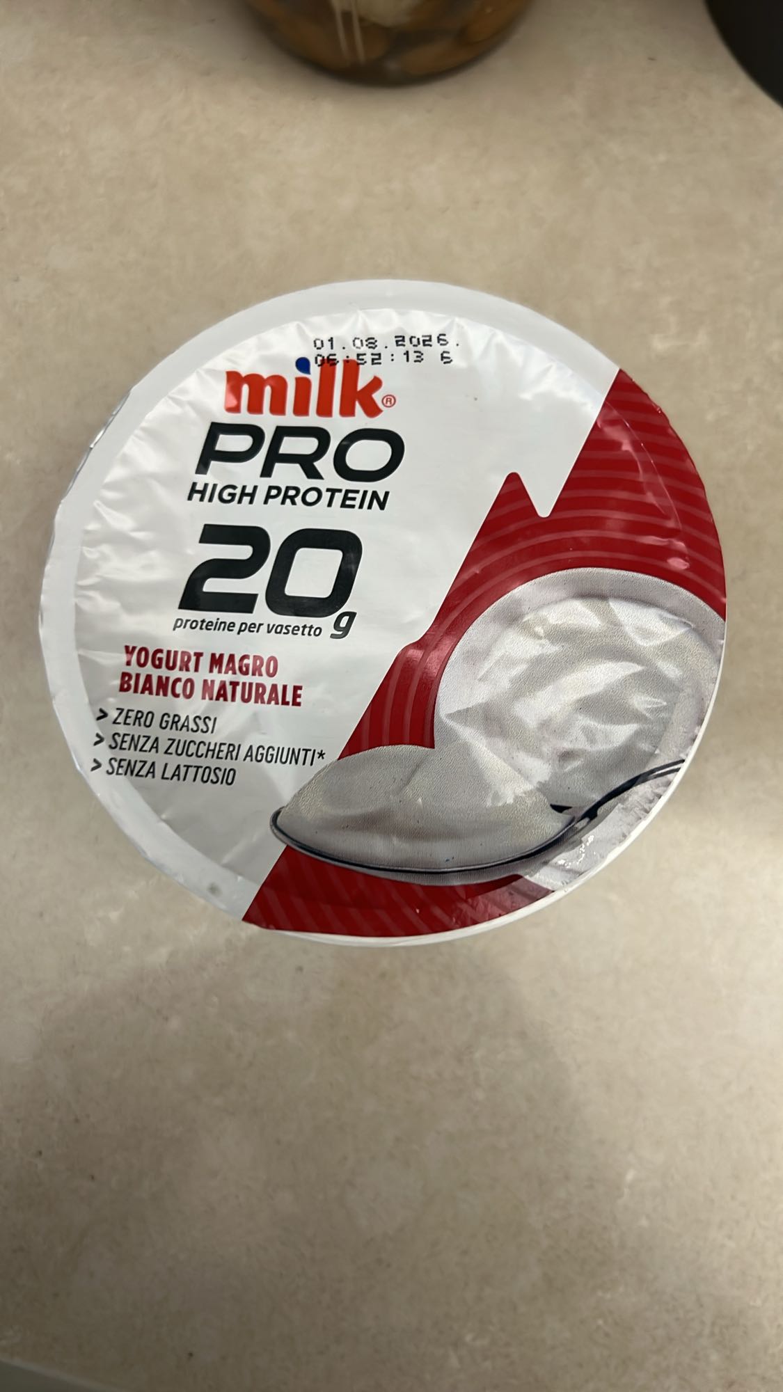 Yogurt proteico bianco
