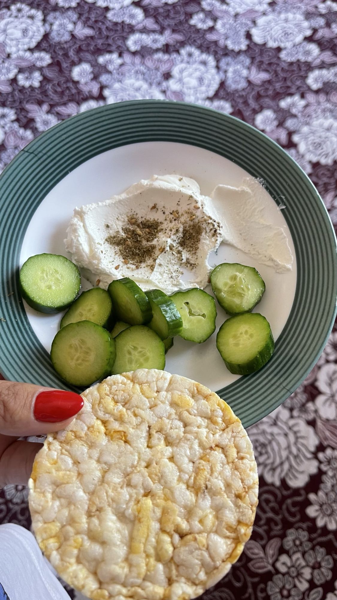 Cheese Cucumber Snack
