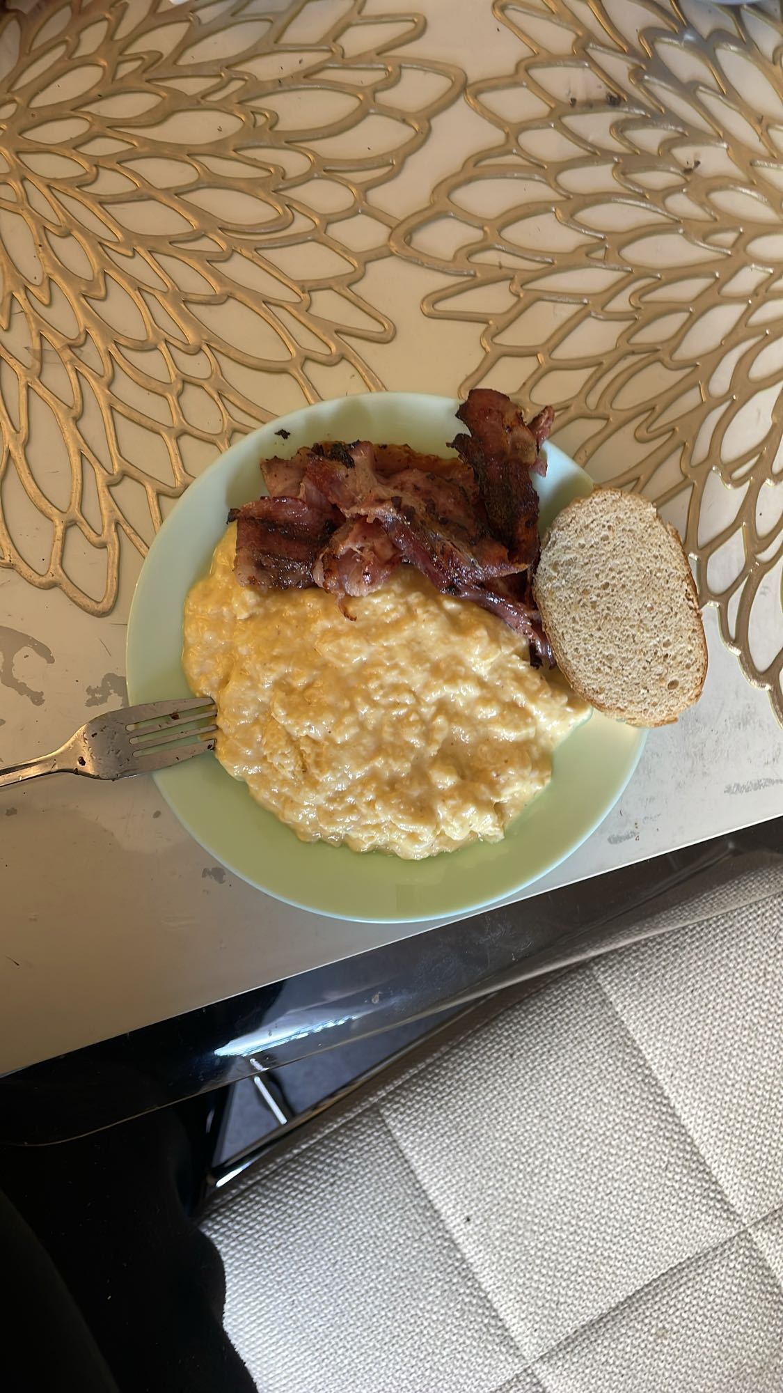 Äggröra med bacon
