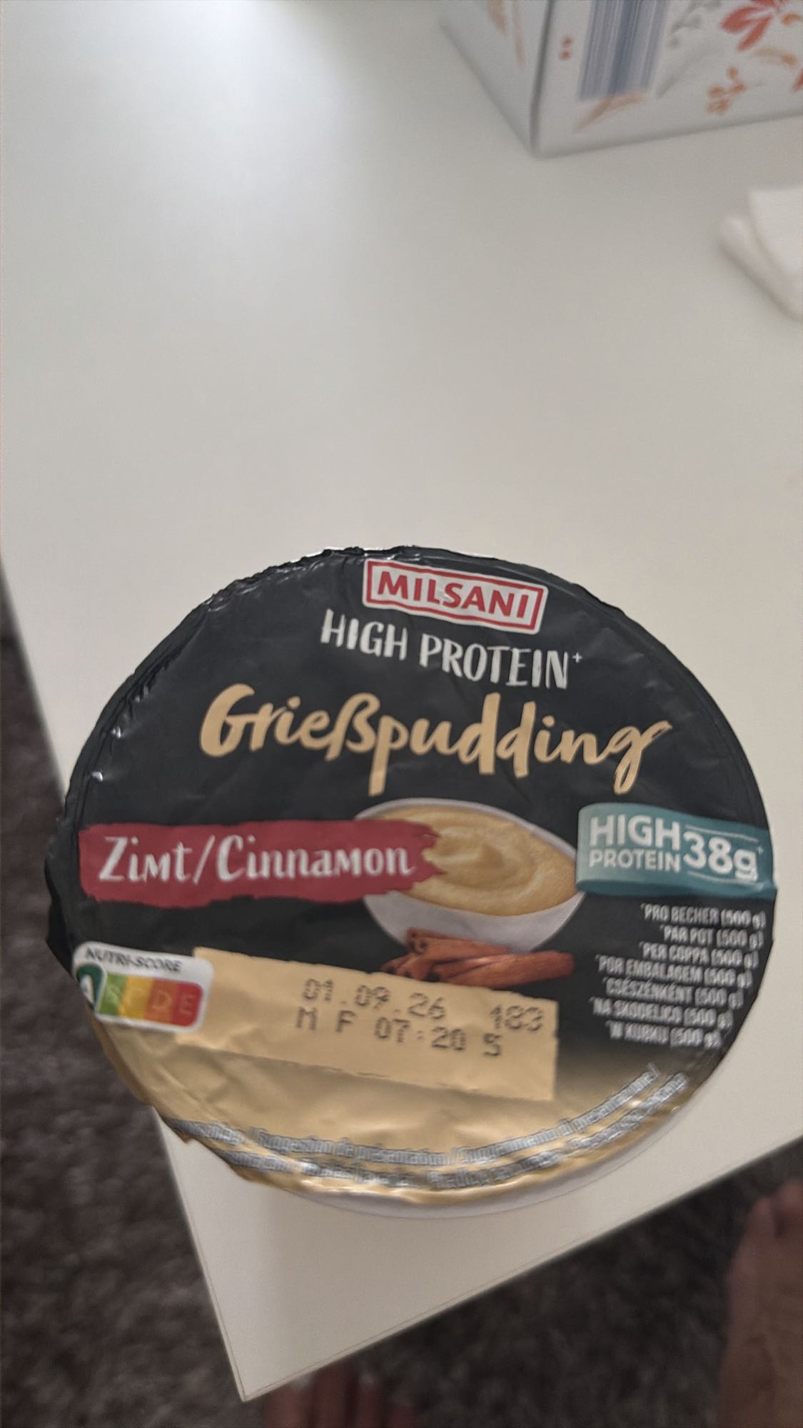Grießpudding Zimt