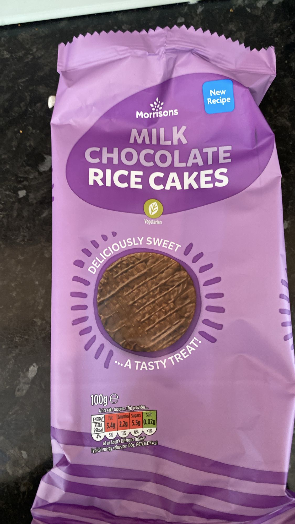 Milk Chocolate Rice Cake