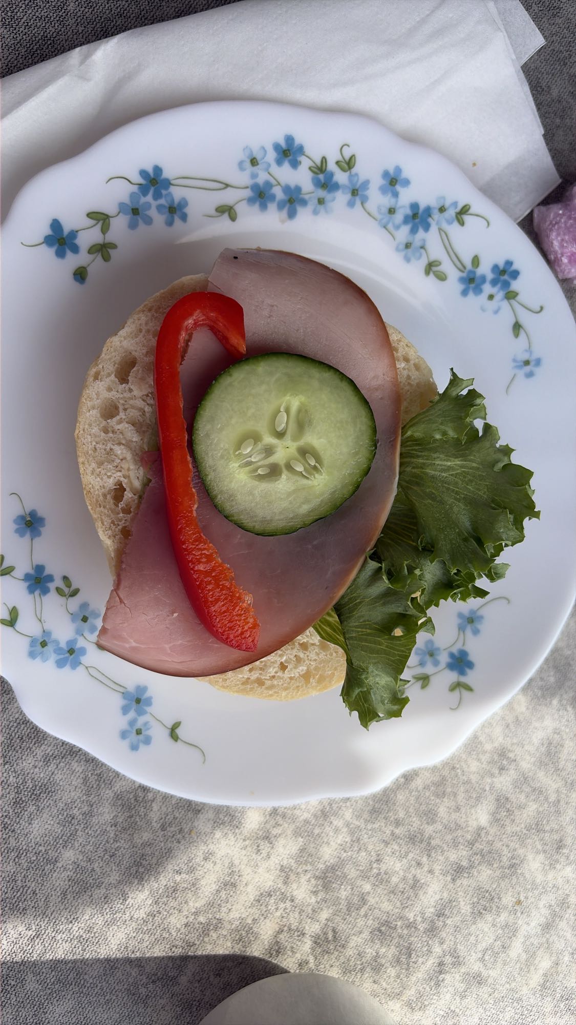 Smörgås med skinka