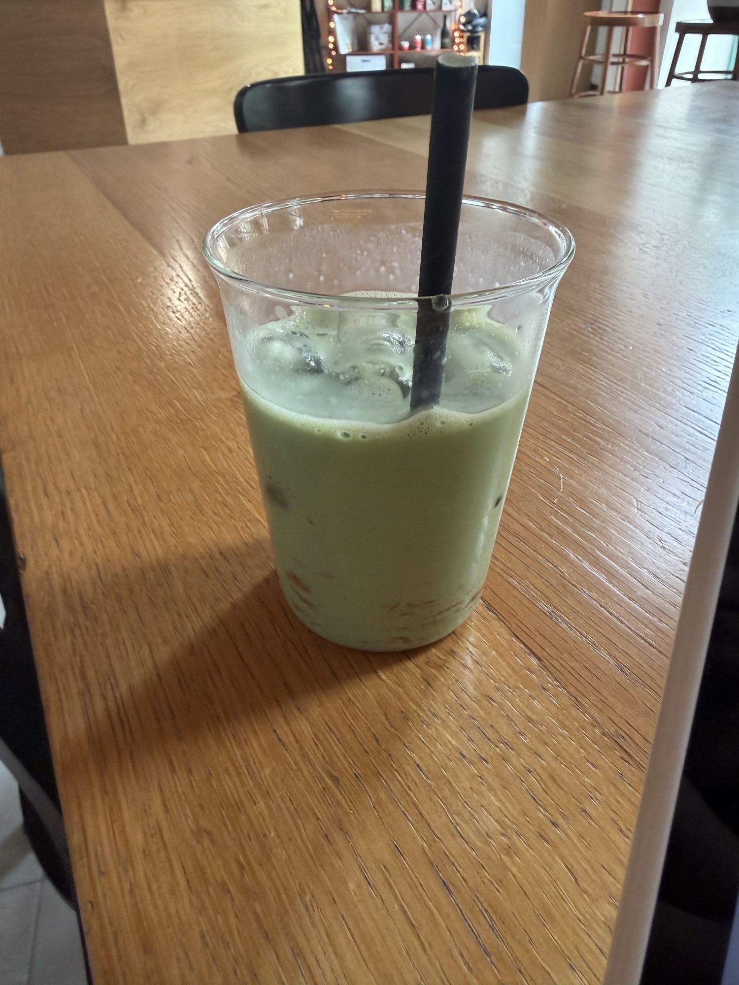 Mrożona matcha latte