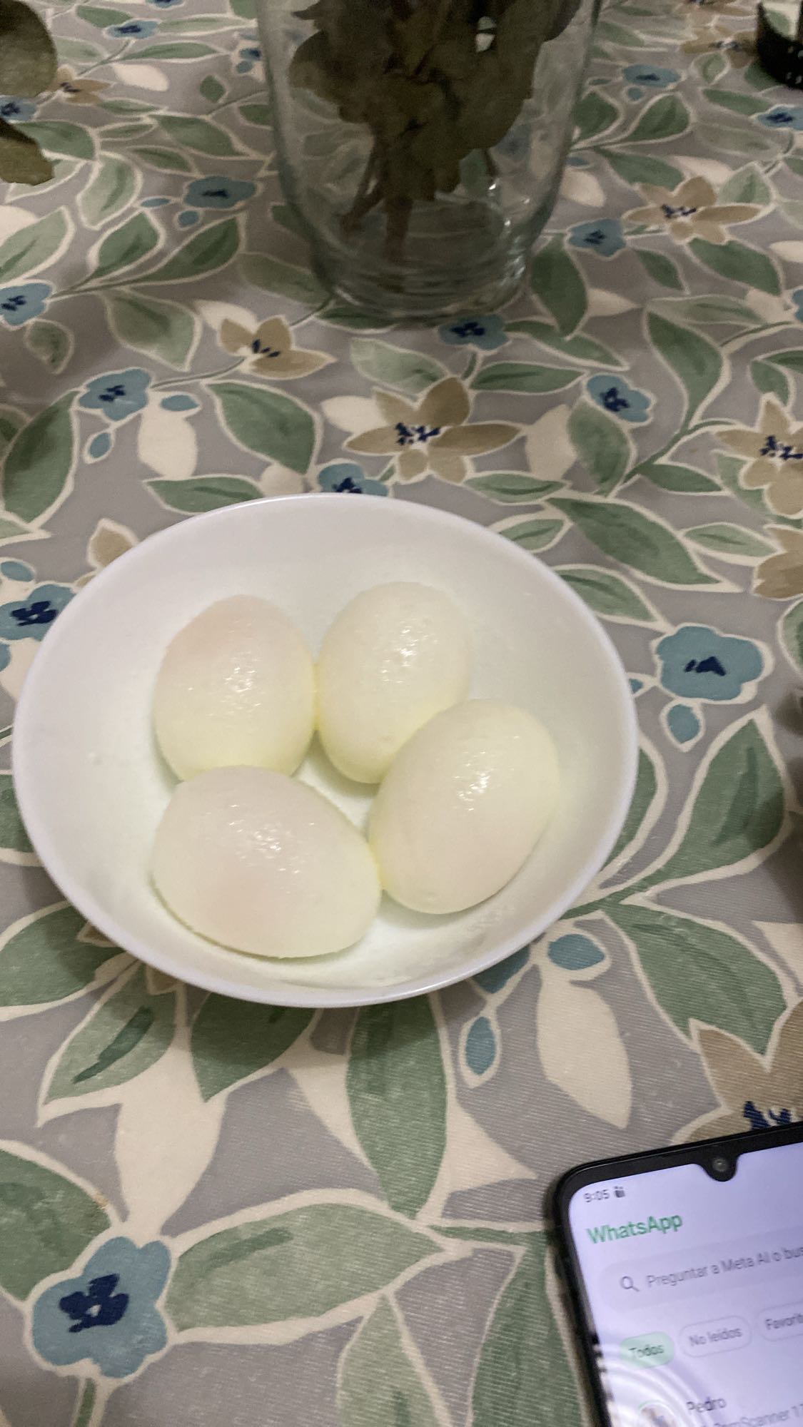 huevos cocidos