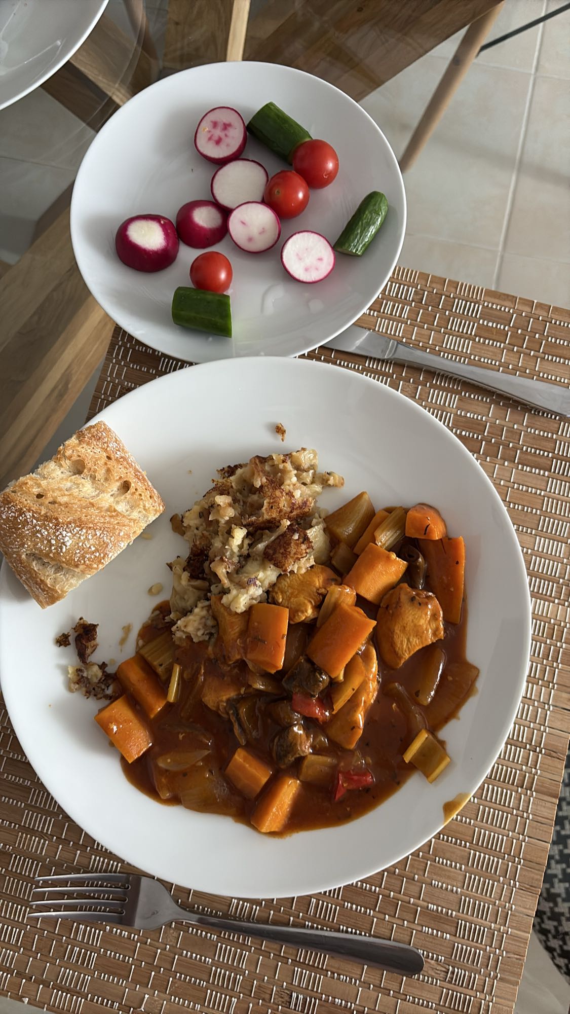 Chicken Stew Plate
