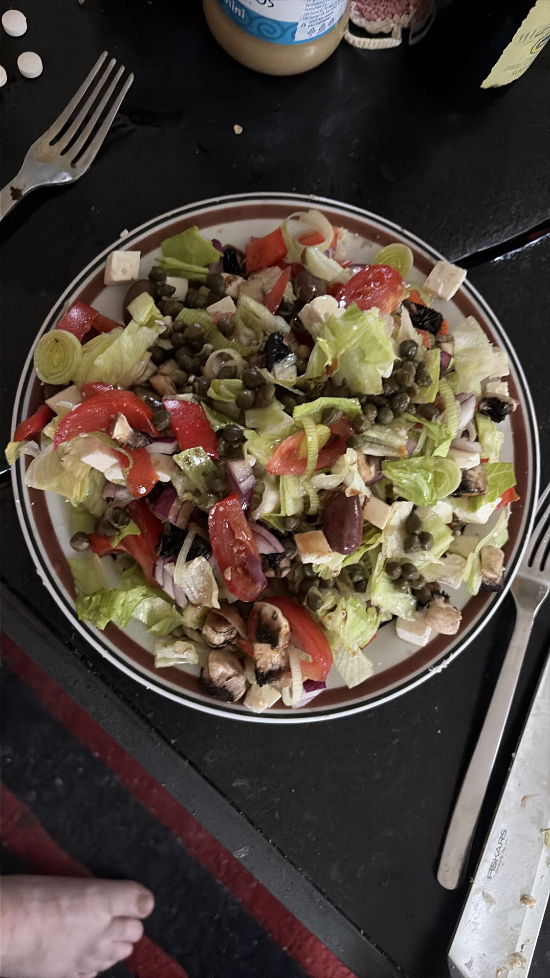 Blandad sallad