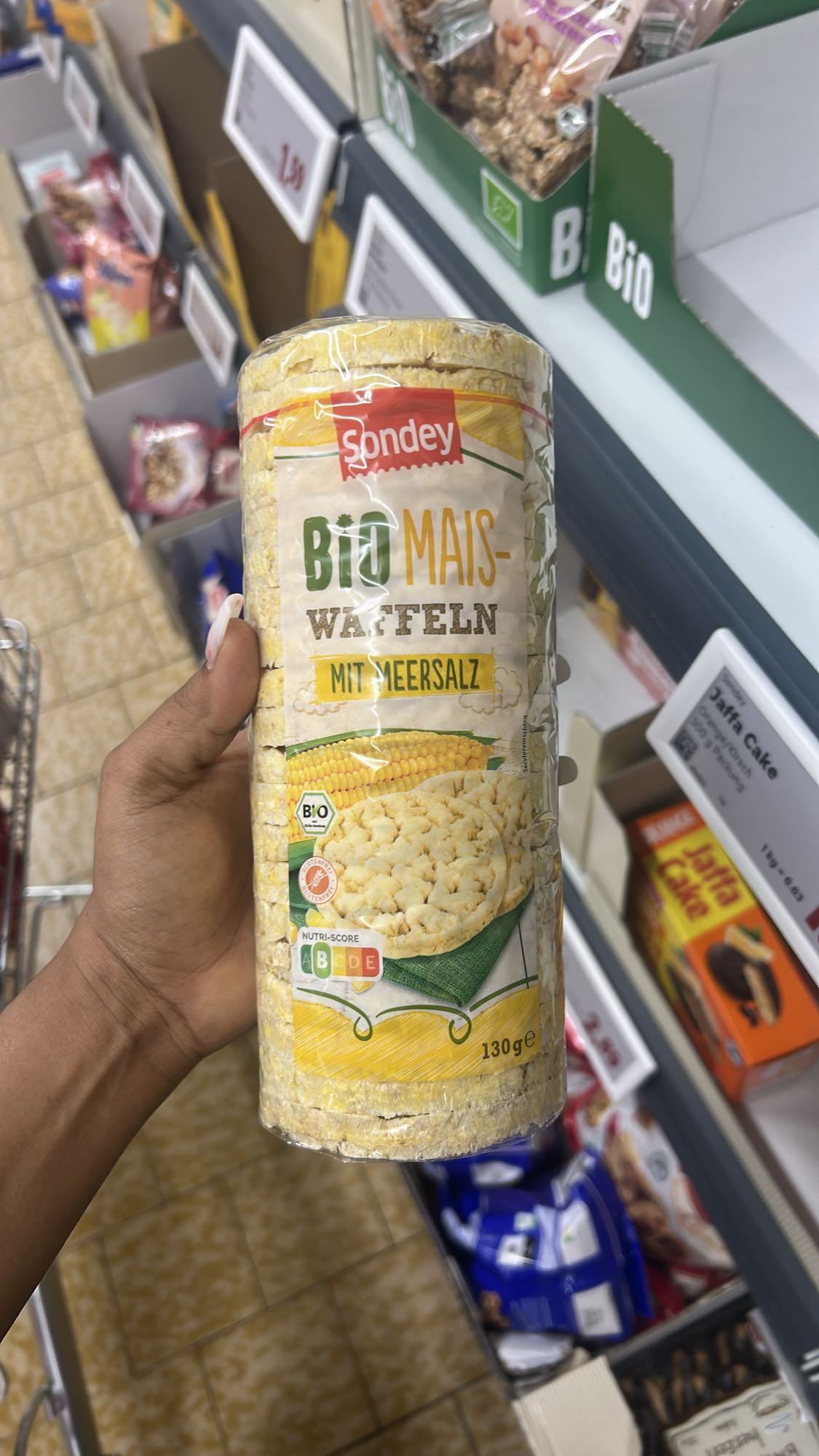 Bio-Maiswaffeln