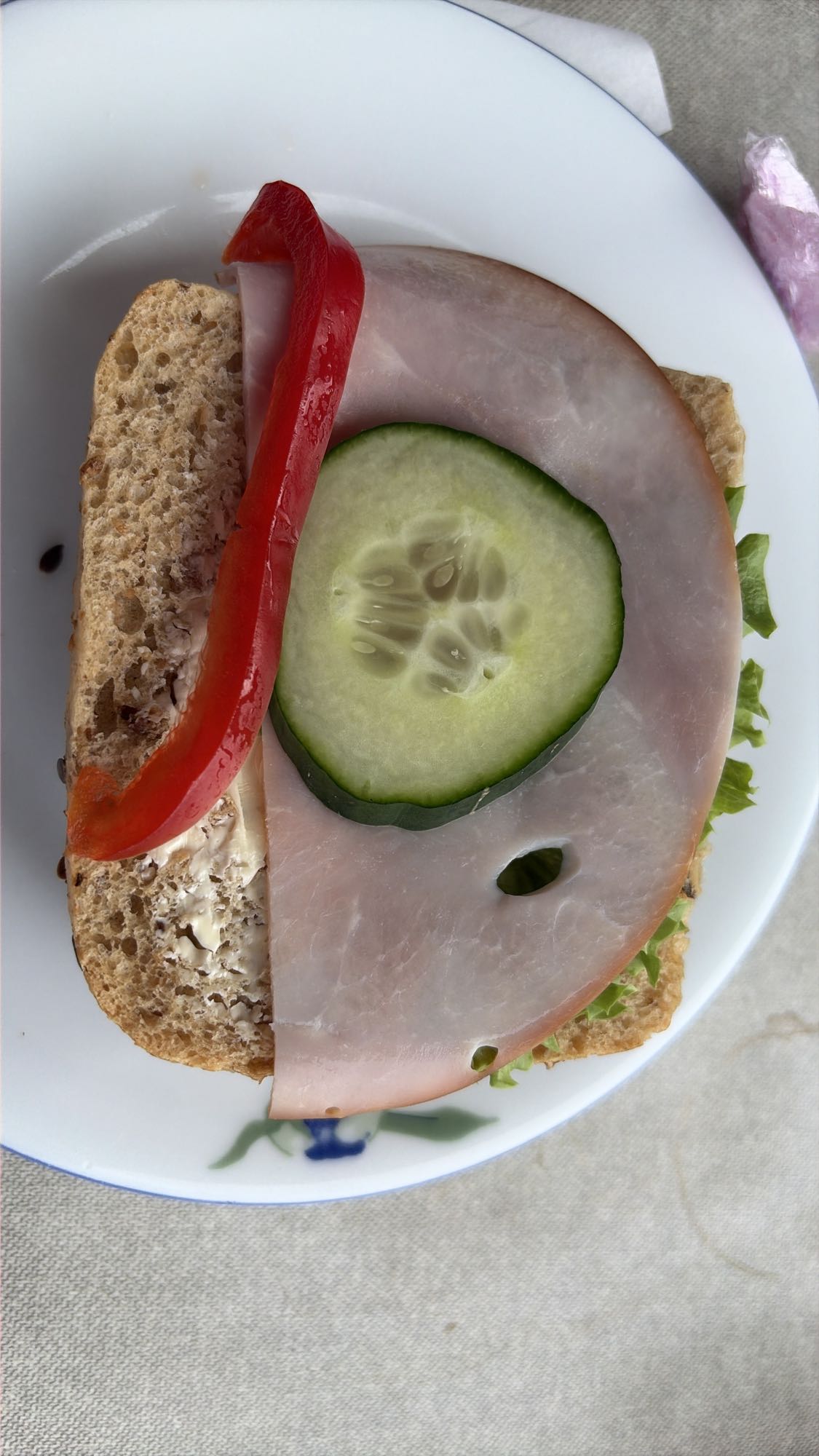 Smörgås med skinka