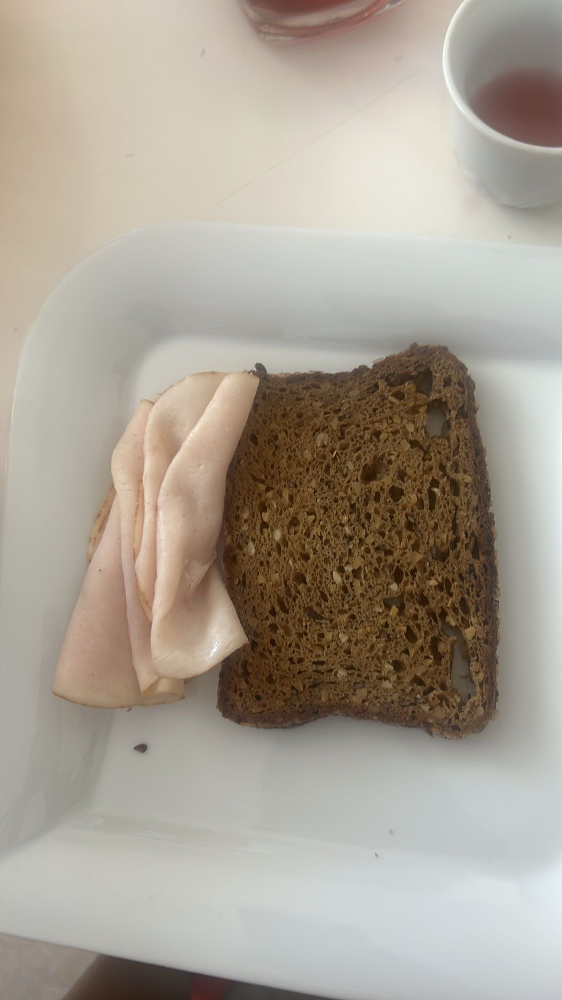 Roggenbrot mit Pute
