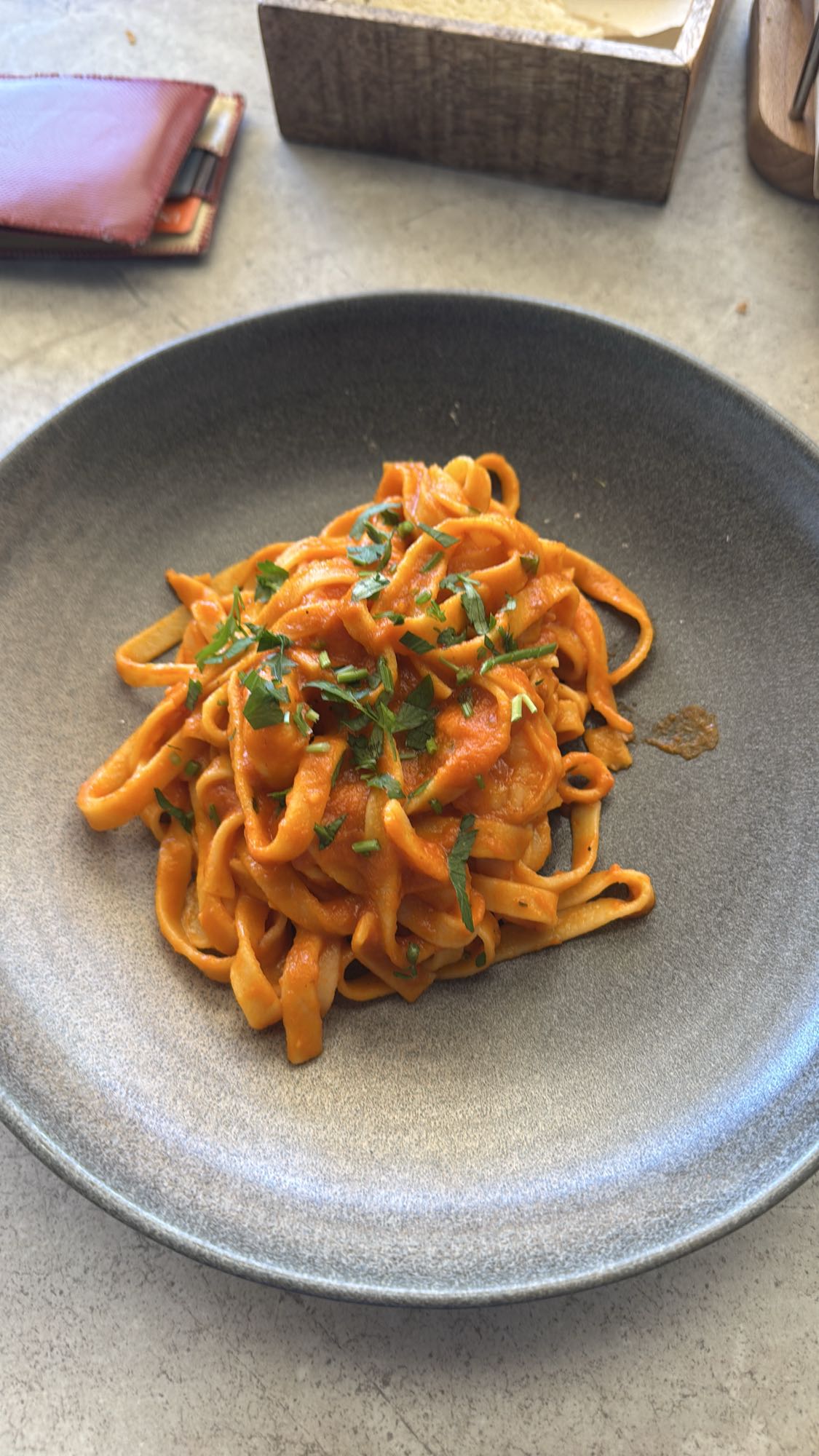 Tagliatelle with Shrimp