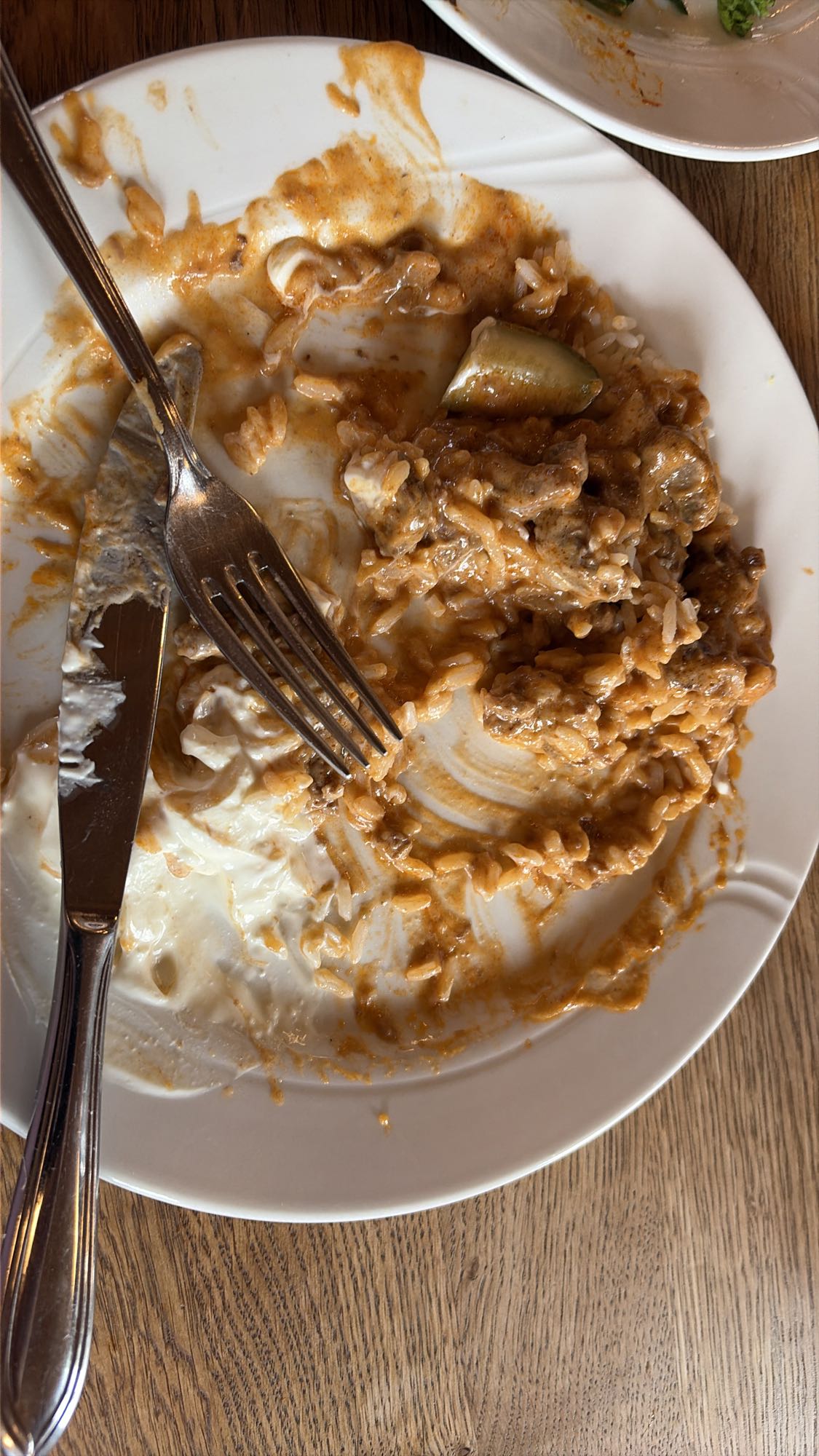 Ris med kött och sås